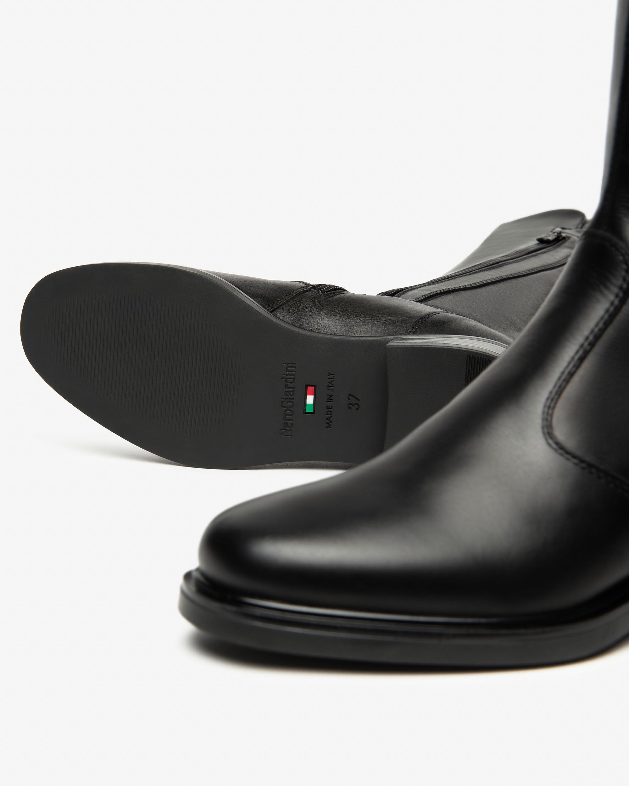 Stivali Donna in Pelle e Materiale Tecnico