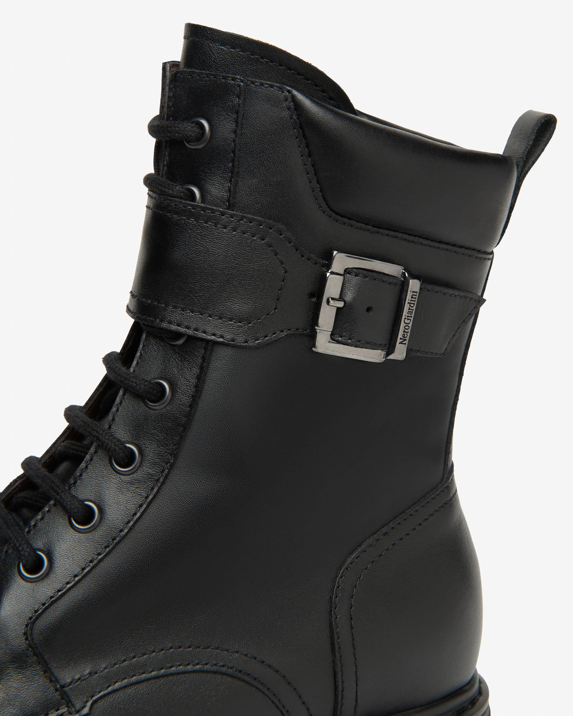 Women’s Leather Combat Boots