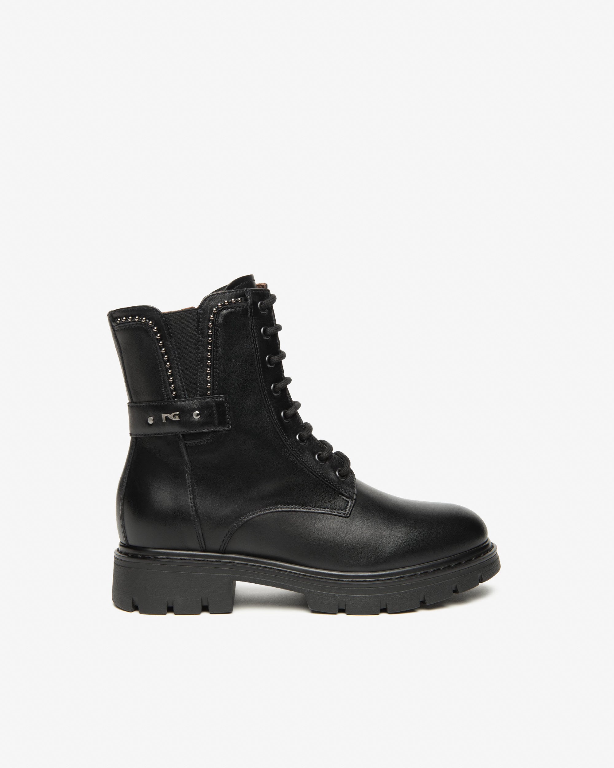 Bottines Motardes Femme en Cuir