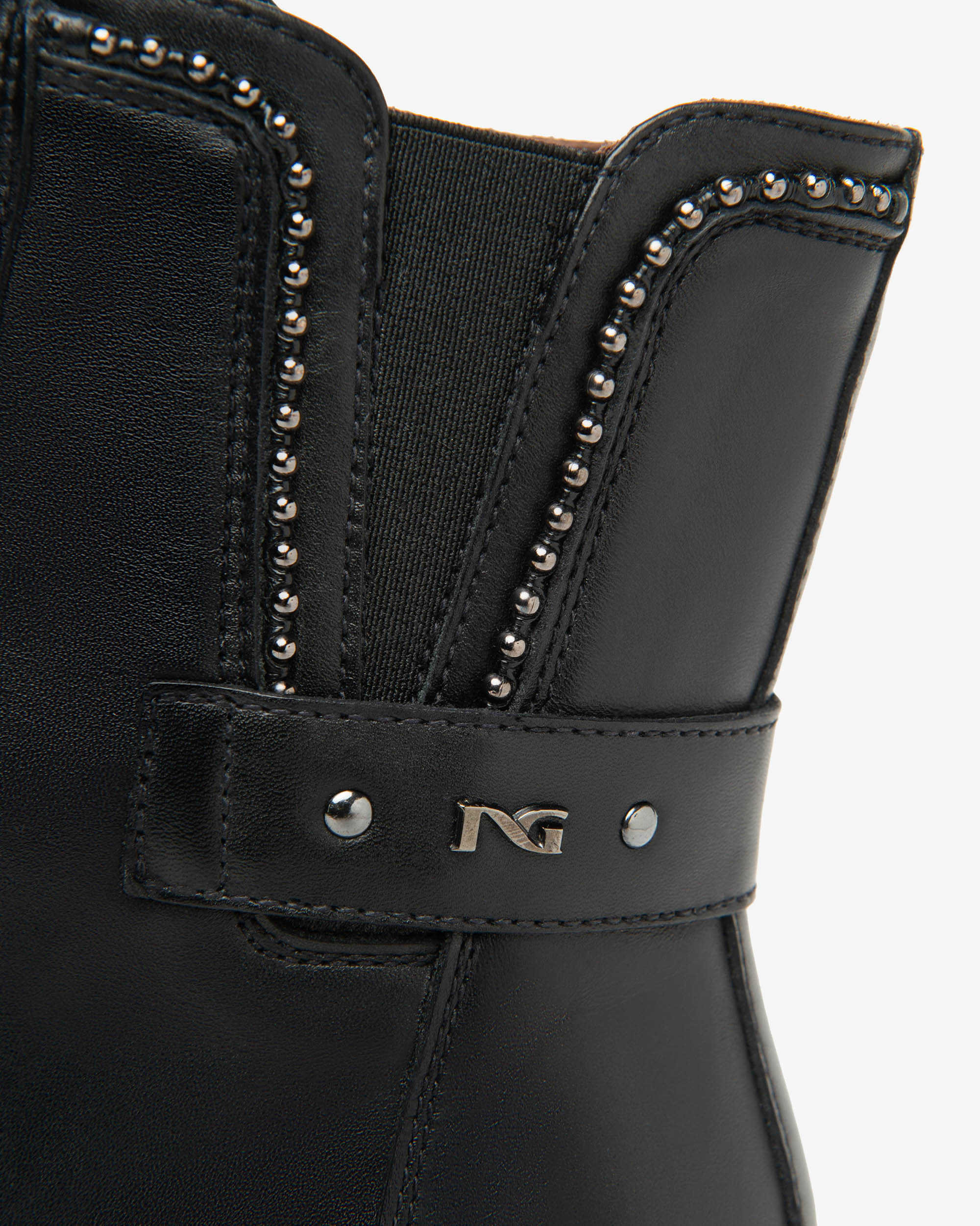 Bottines Motardes Femme en Cuir