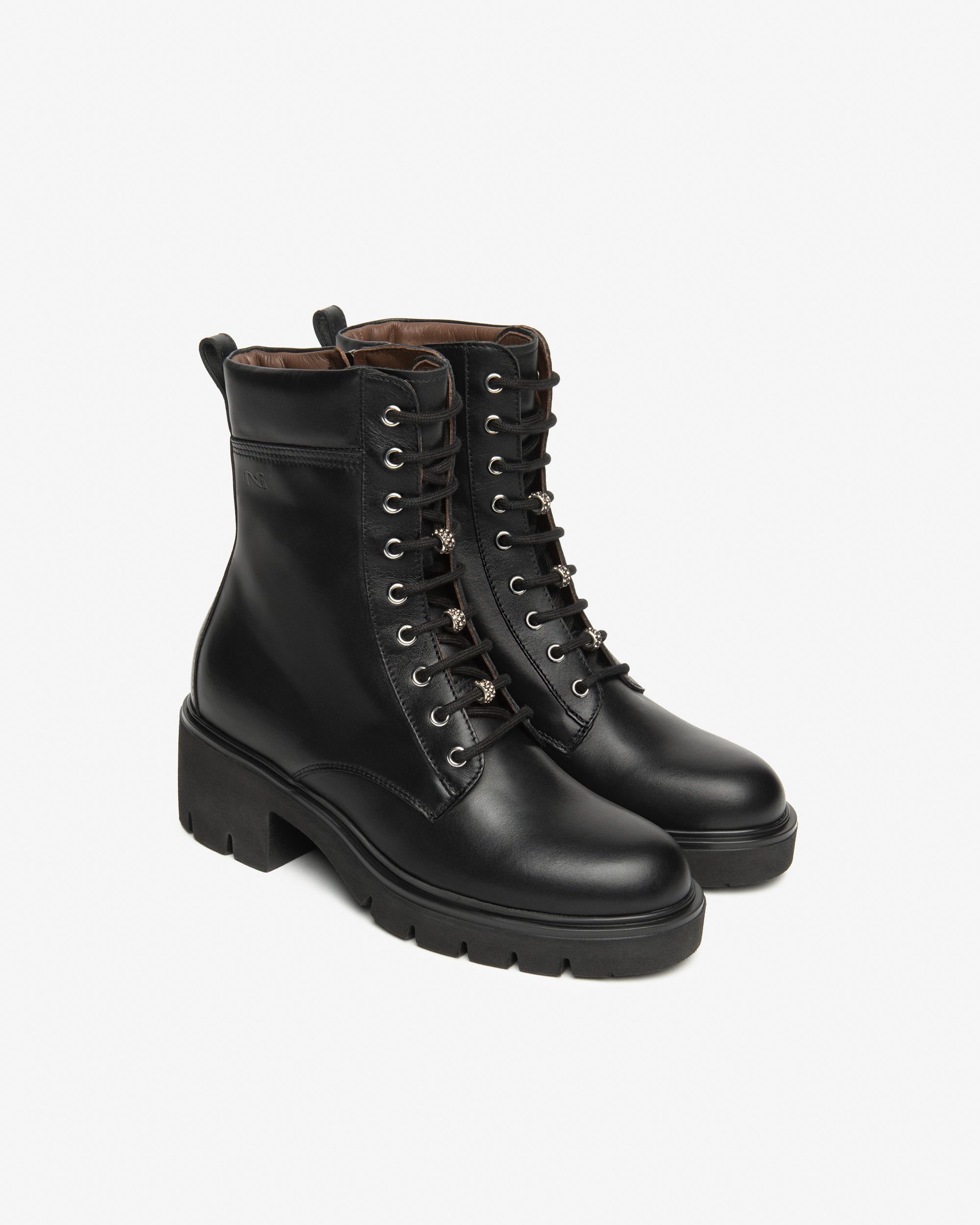 Botas militares Mujer de Piel
