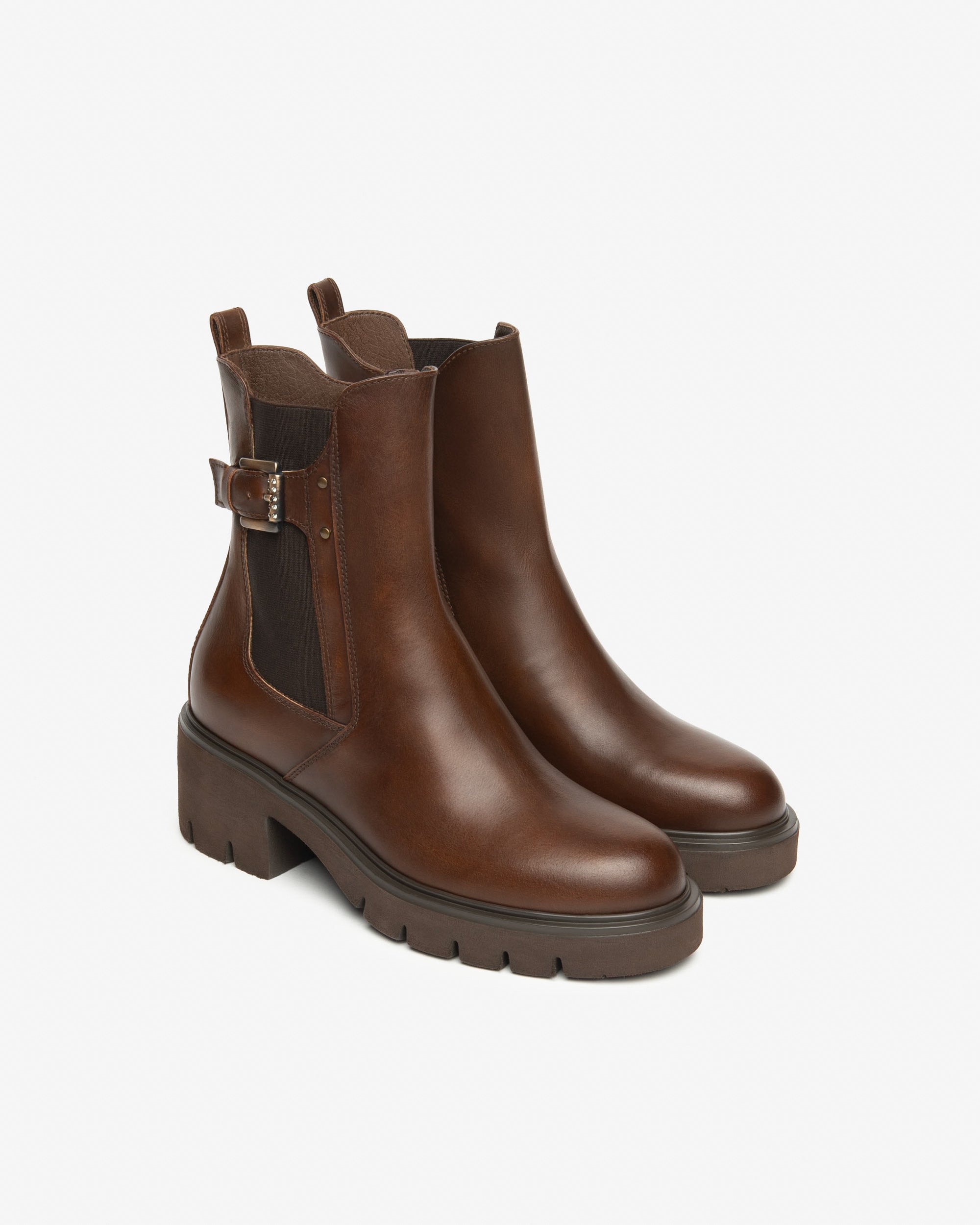 Botas bajas Chelsea Mujer de Piel