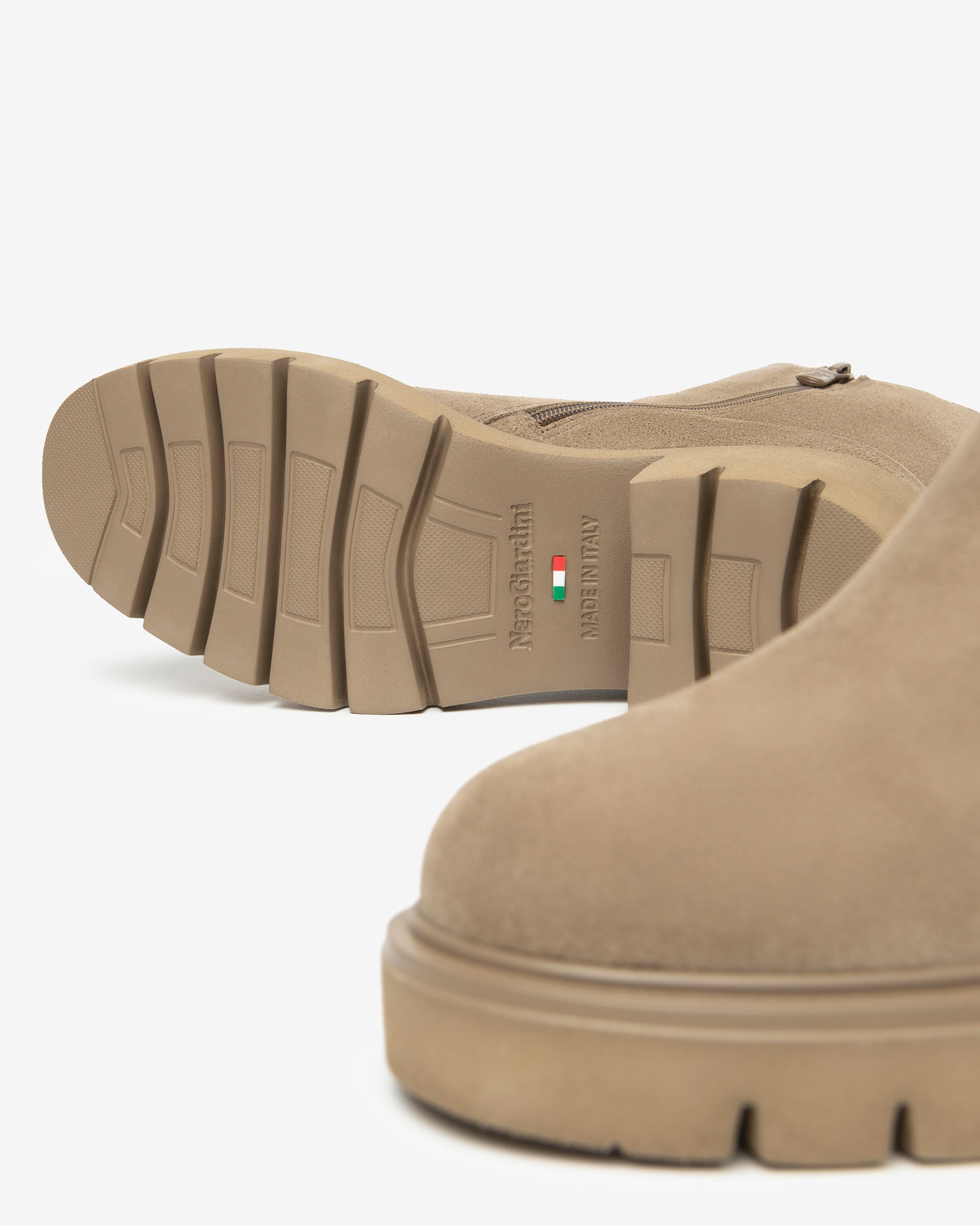 Bottines Chelsea Femme en Cuir Velours