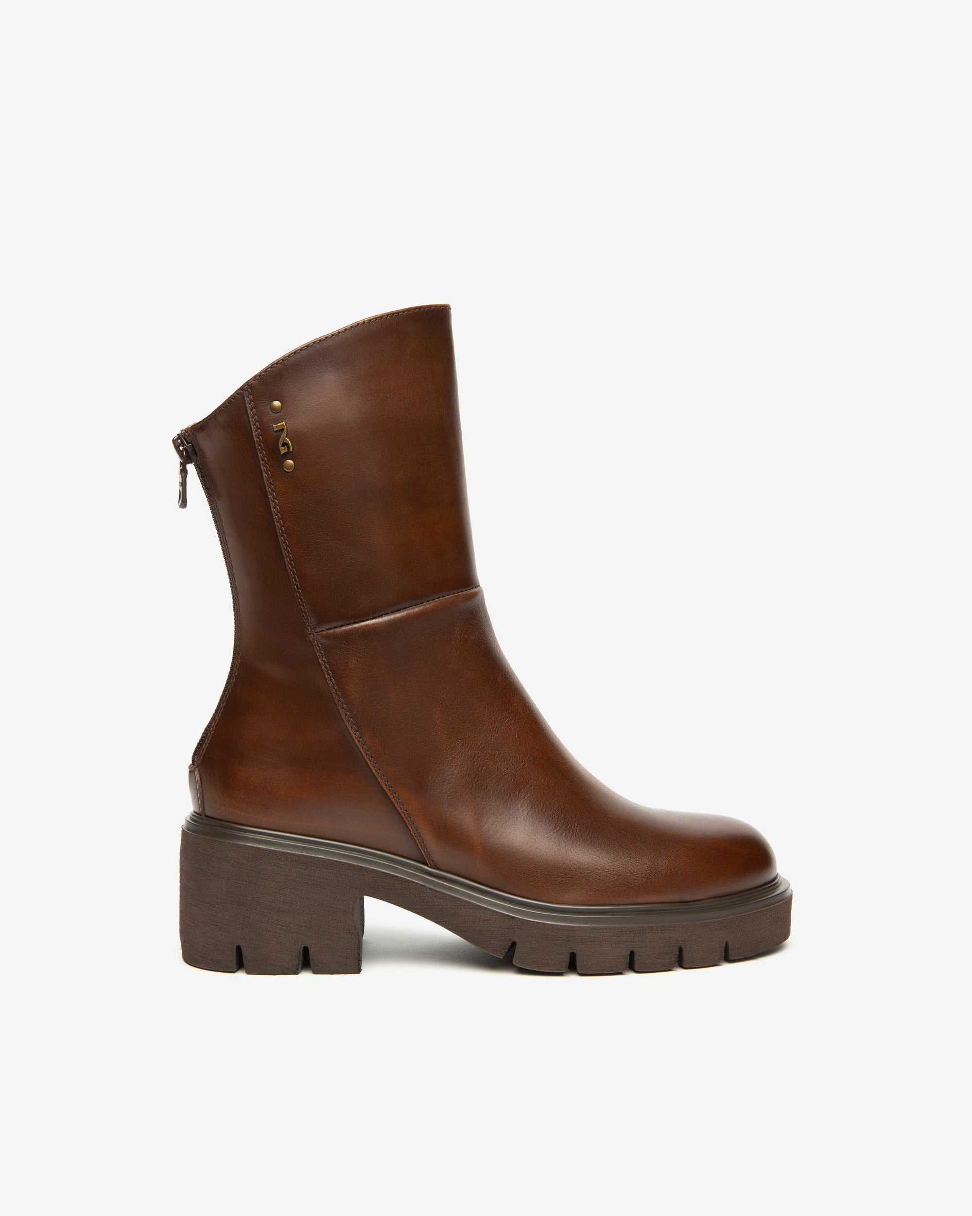 Damen-Stiefelette aus Leder