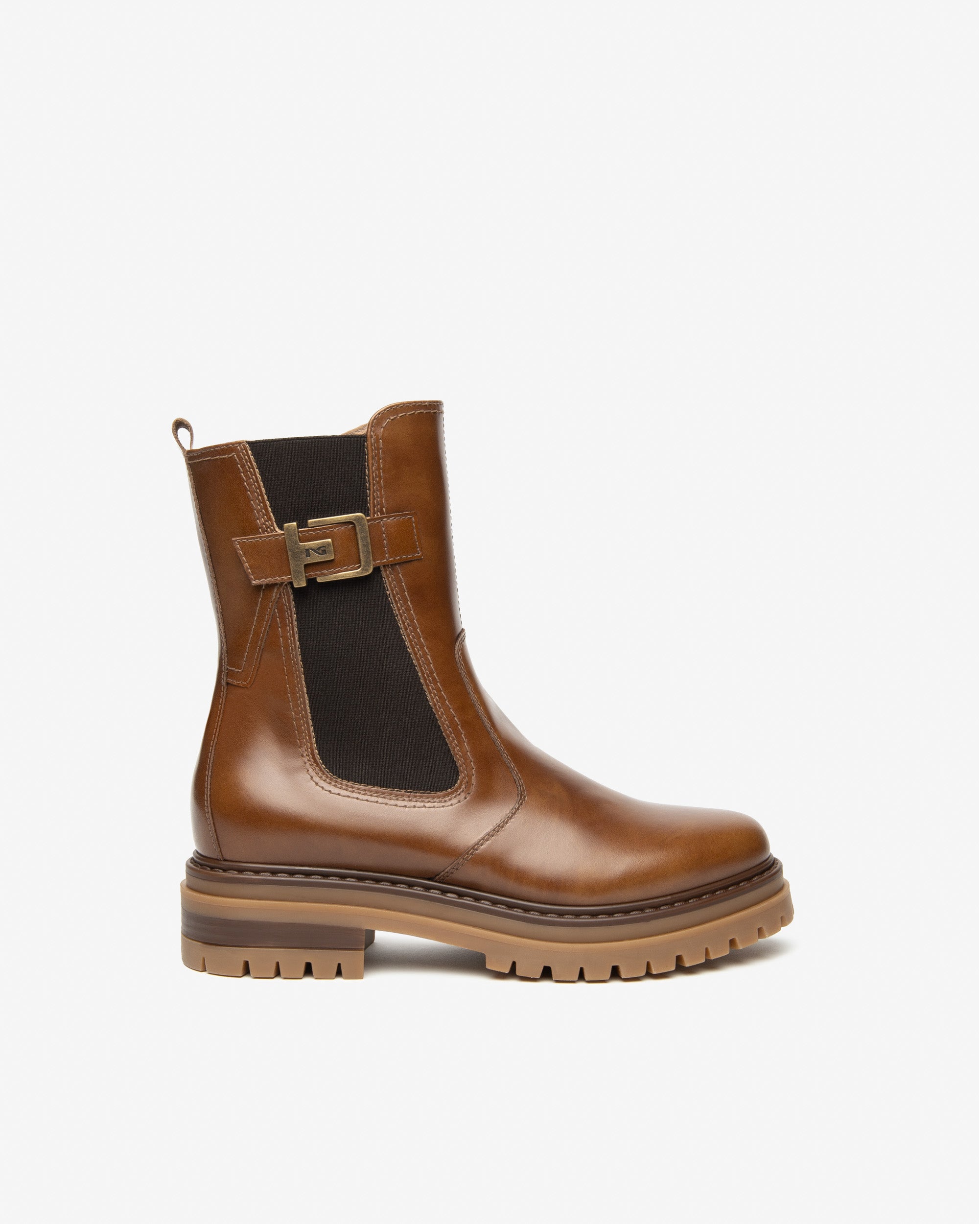 Chelsea-Boots aus Leder für Damen