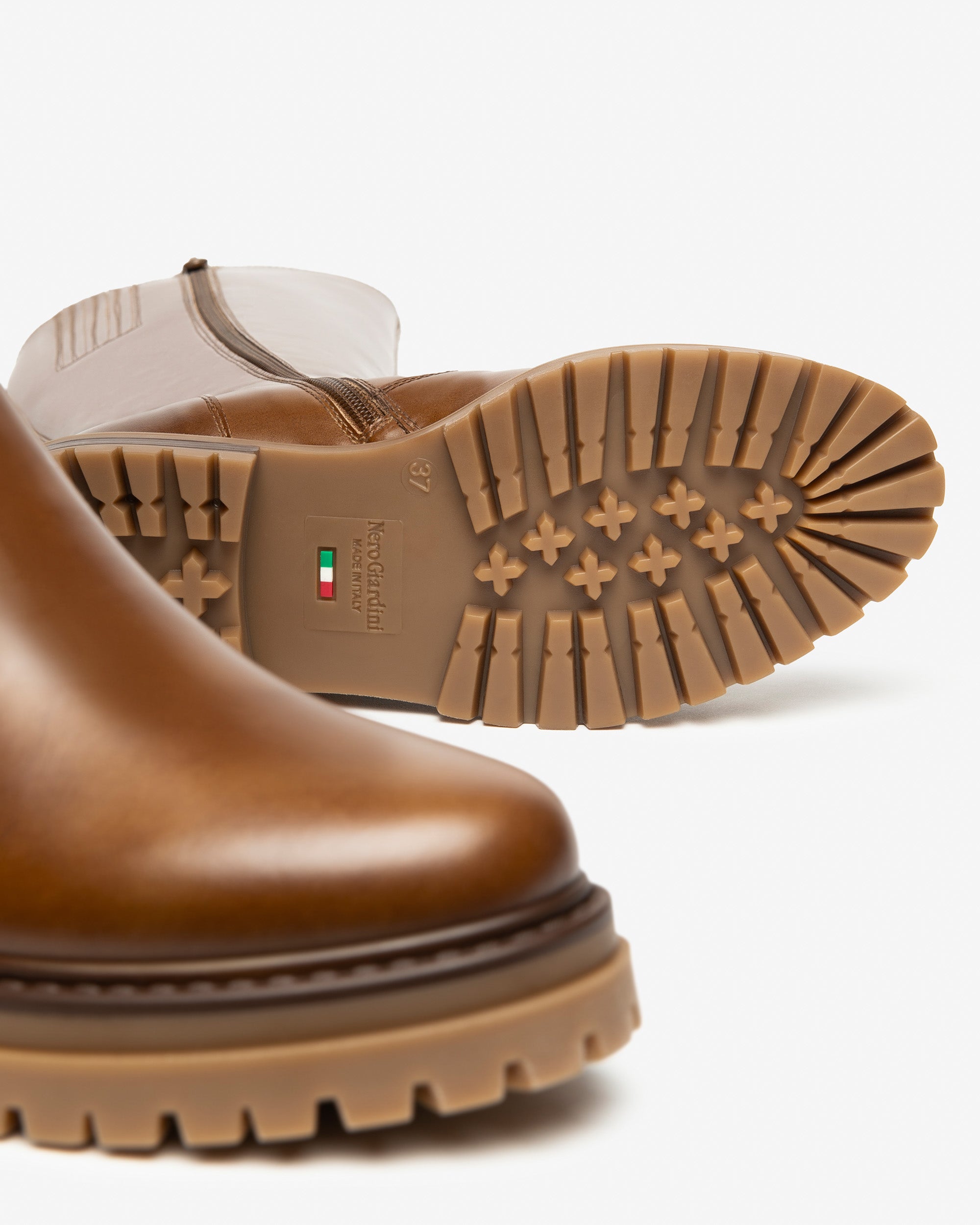 Damenstiefel aus Leder