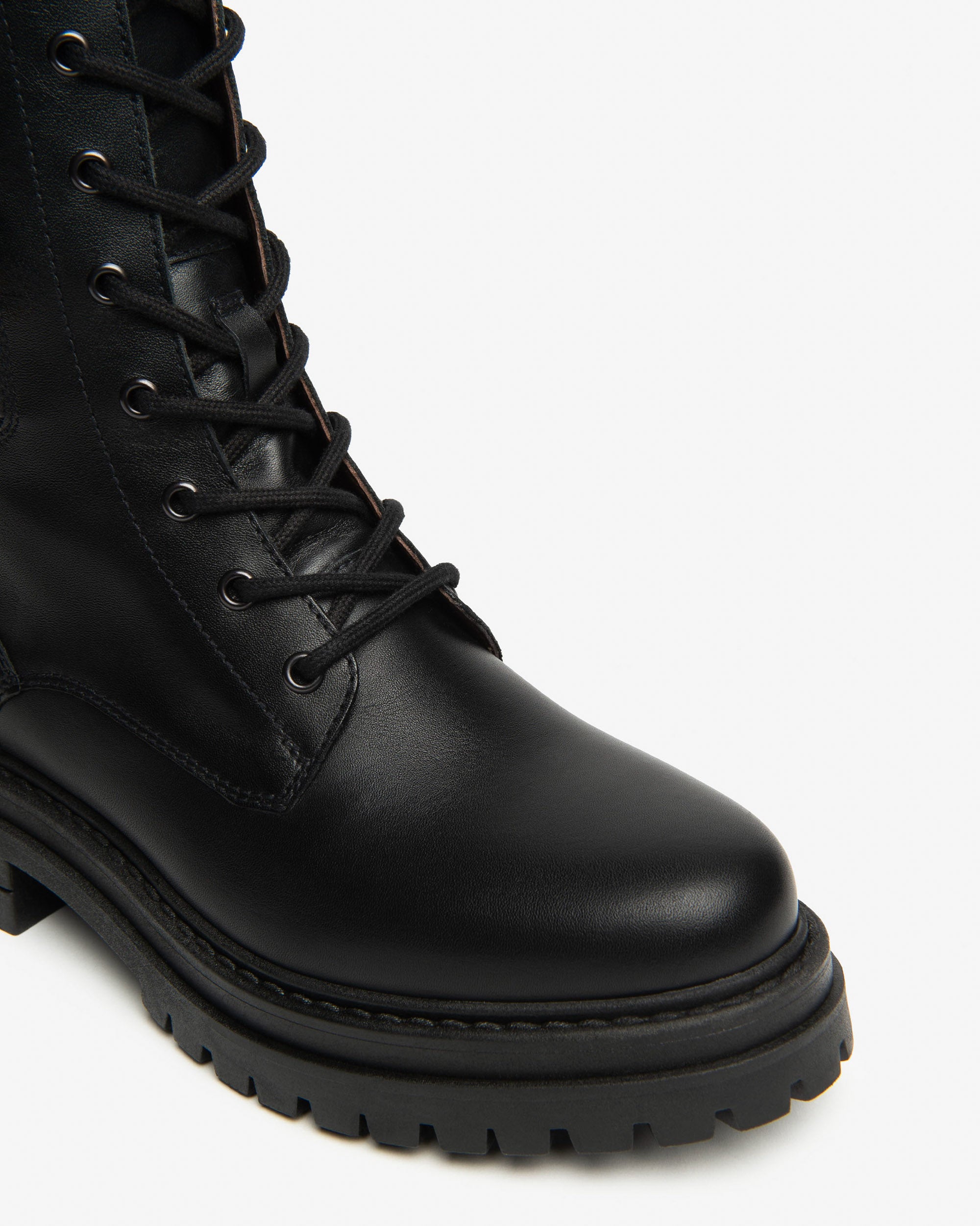 Botas Mujer de Piel y Material Técnico