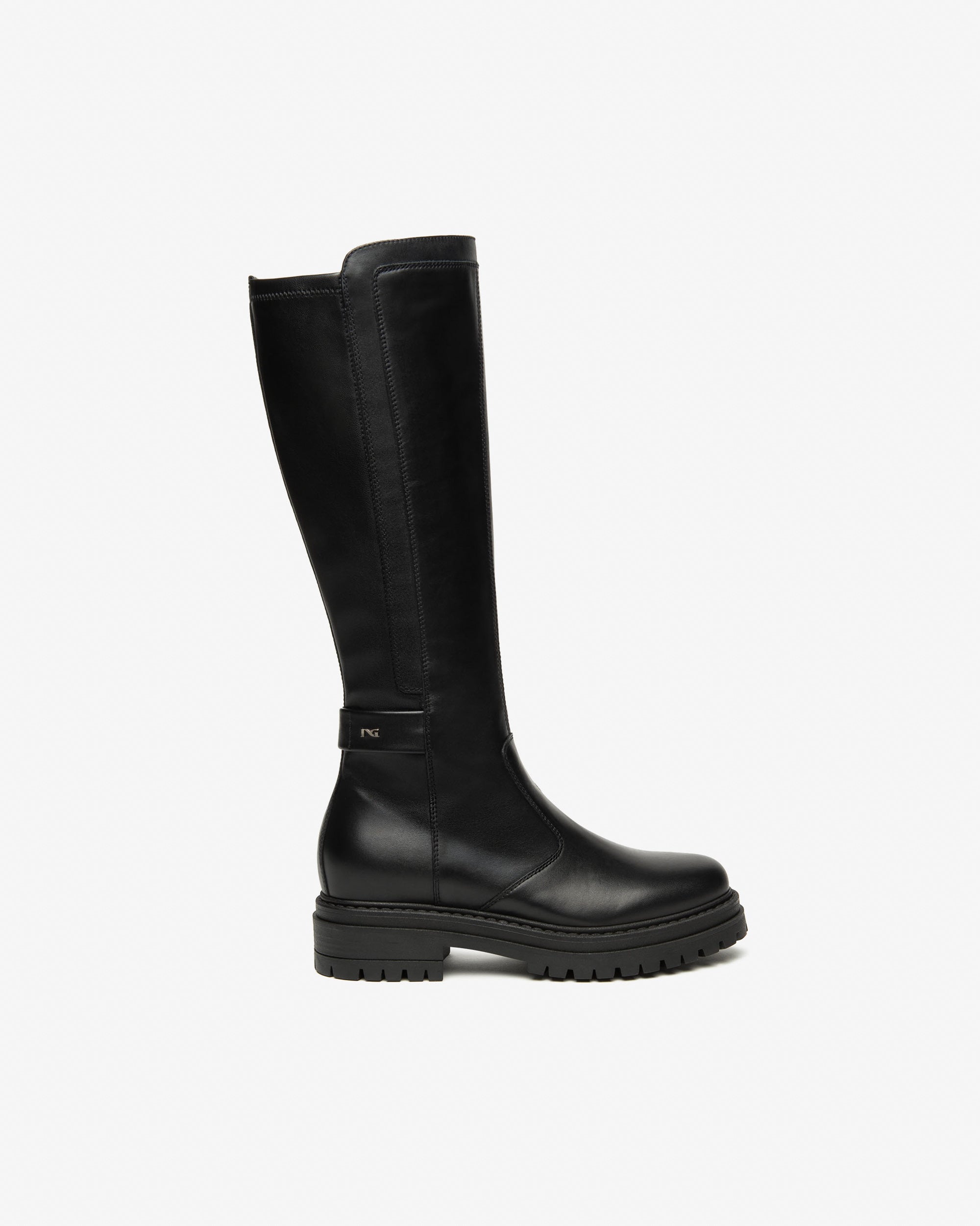 Botas Mujer de Piel y Material Técnico