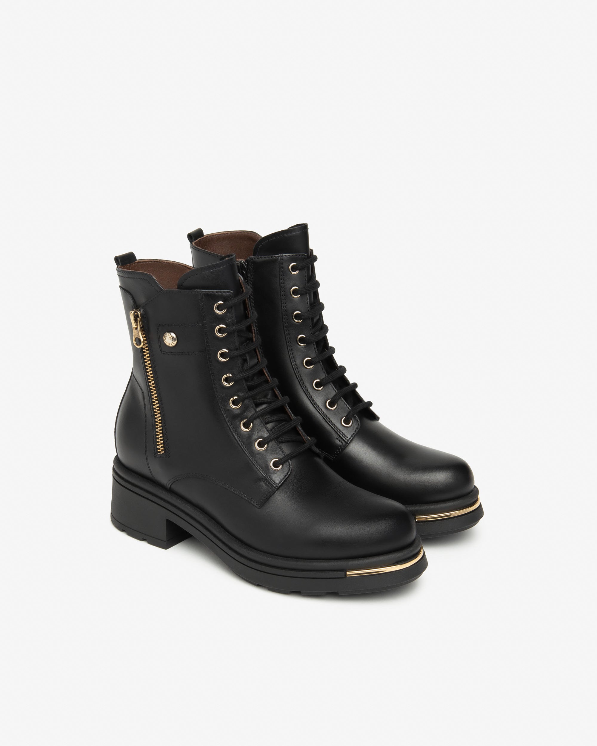 Biker-Boots für Damen aus Leder