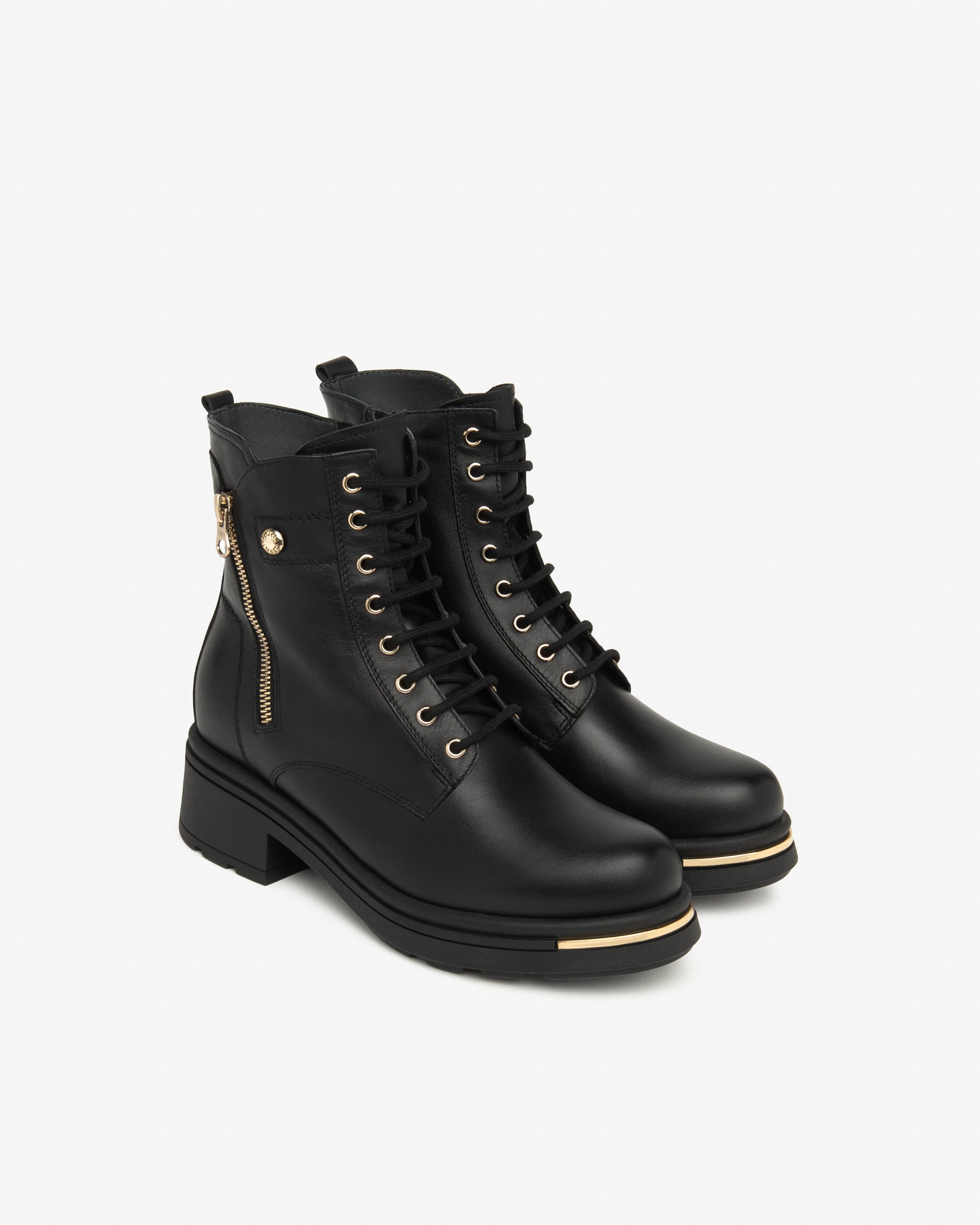 Botas militares Mujer de Piel