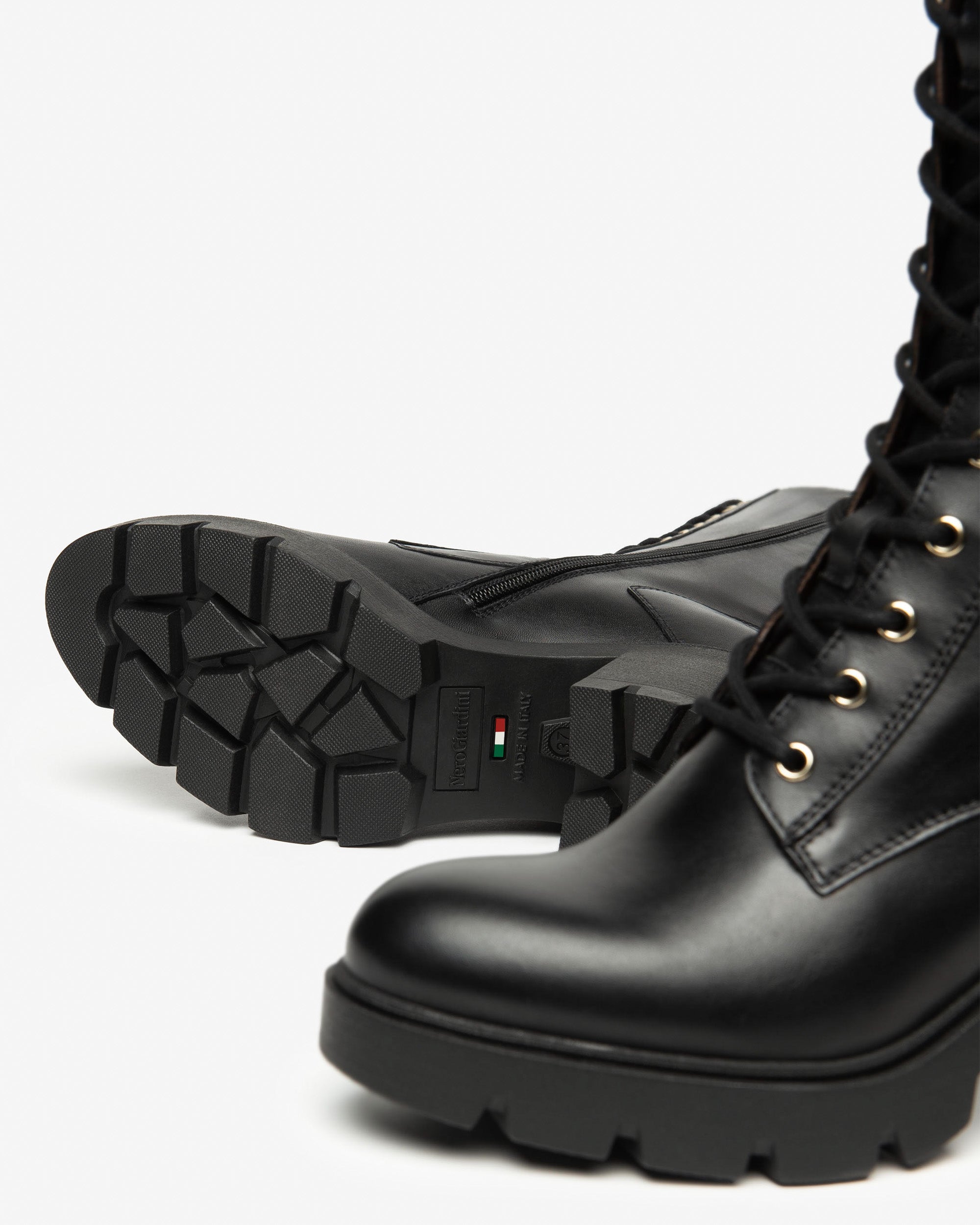 Damenstiefel aus Leder