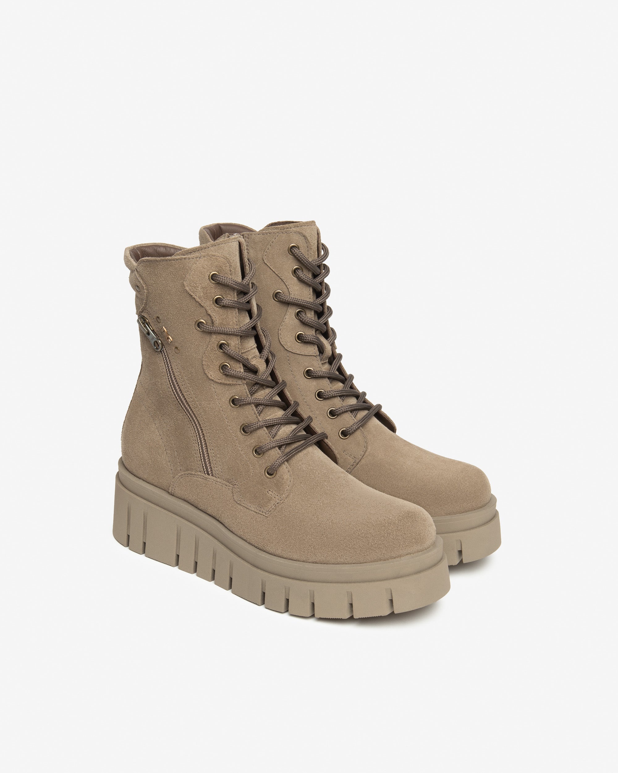 Botas militares Mujer de Piel