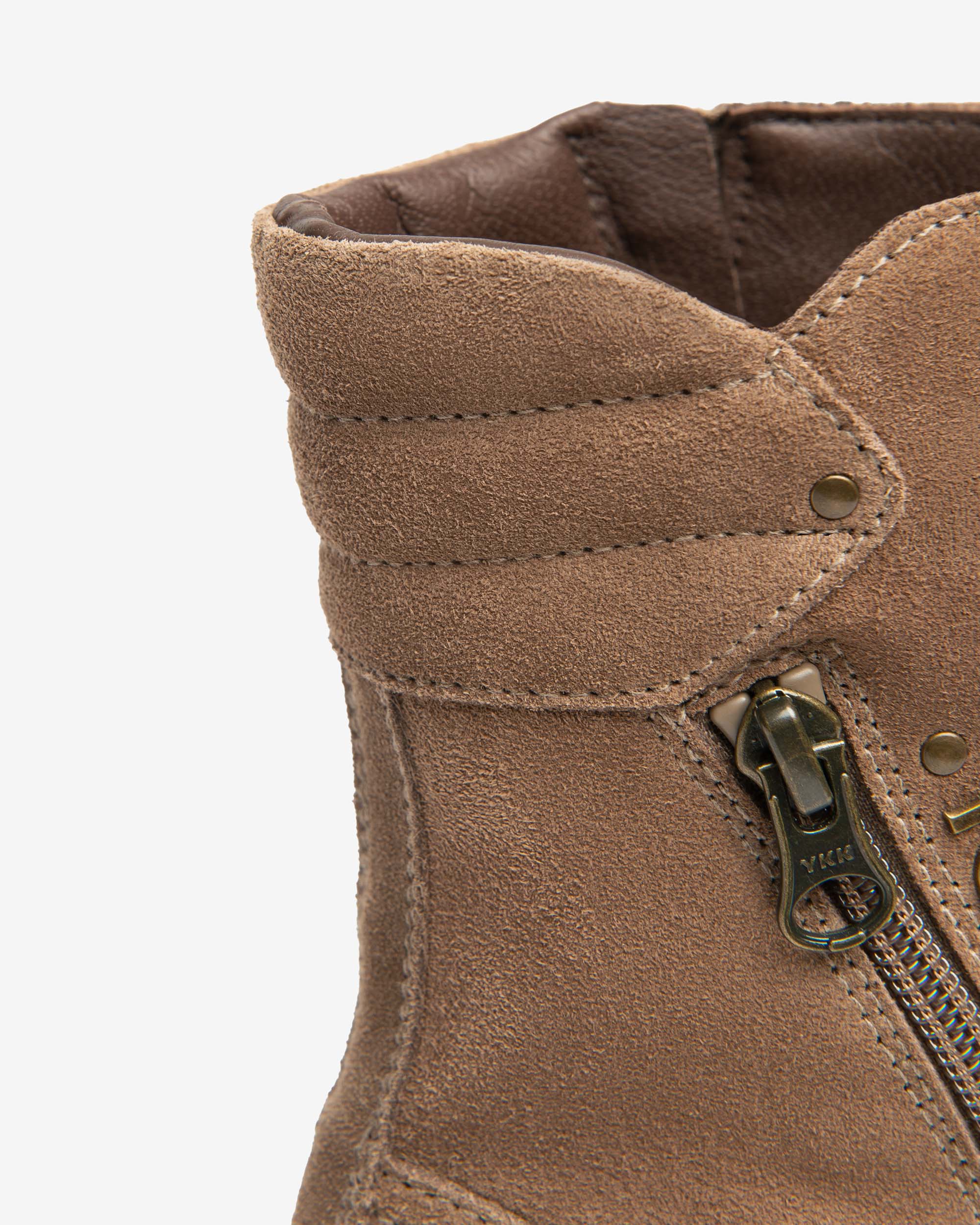 Bottines Femme en Cuir Velours