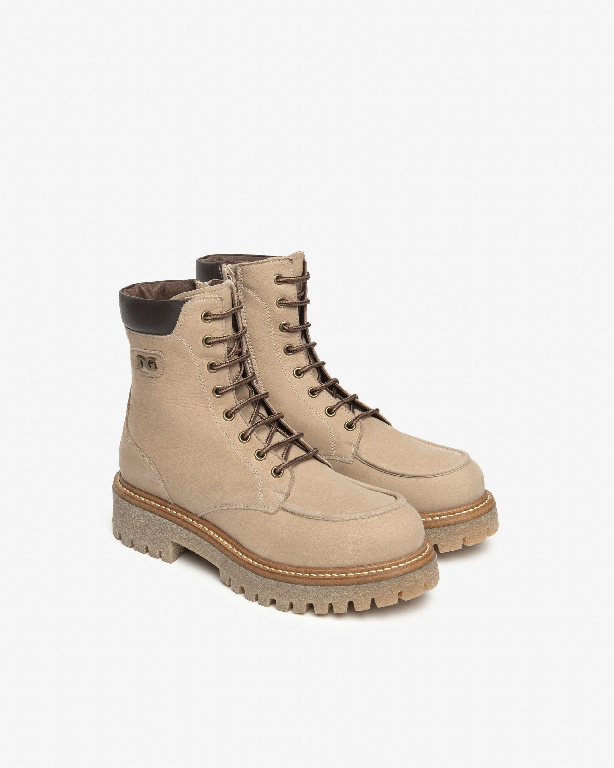 Botas militares Mujer de Piel