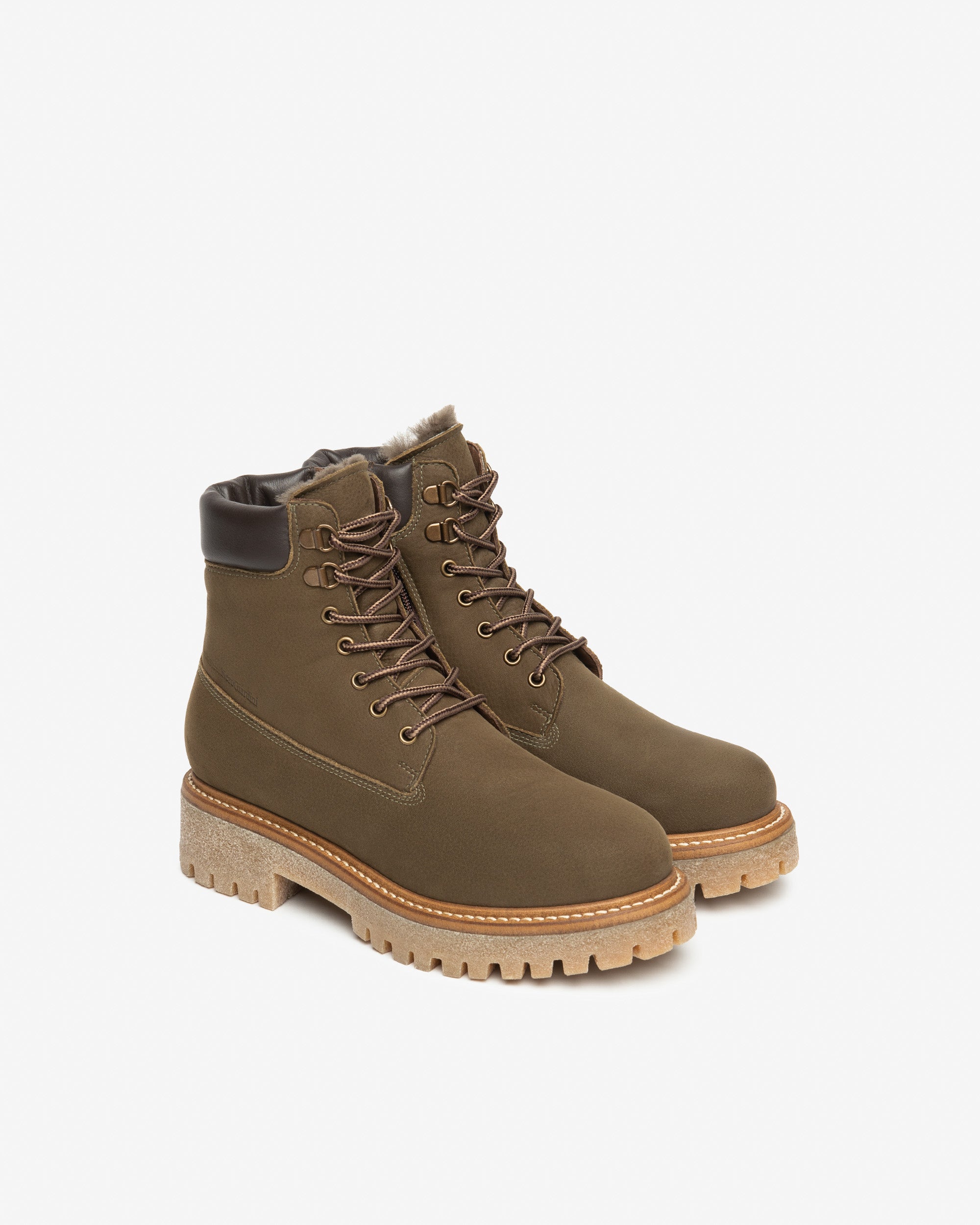 Botas militares Mujer de Piel