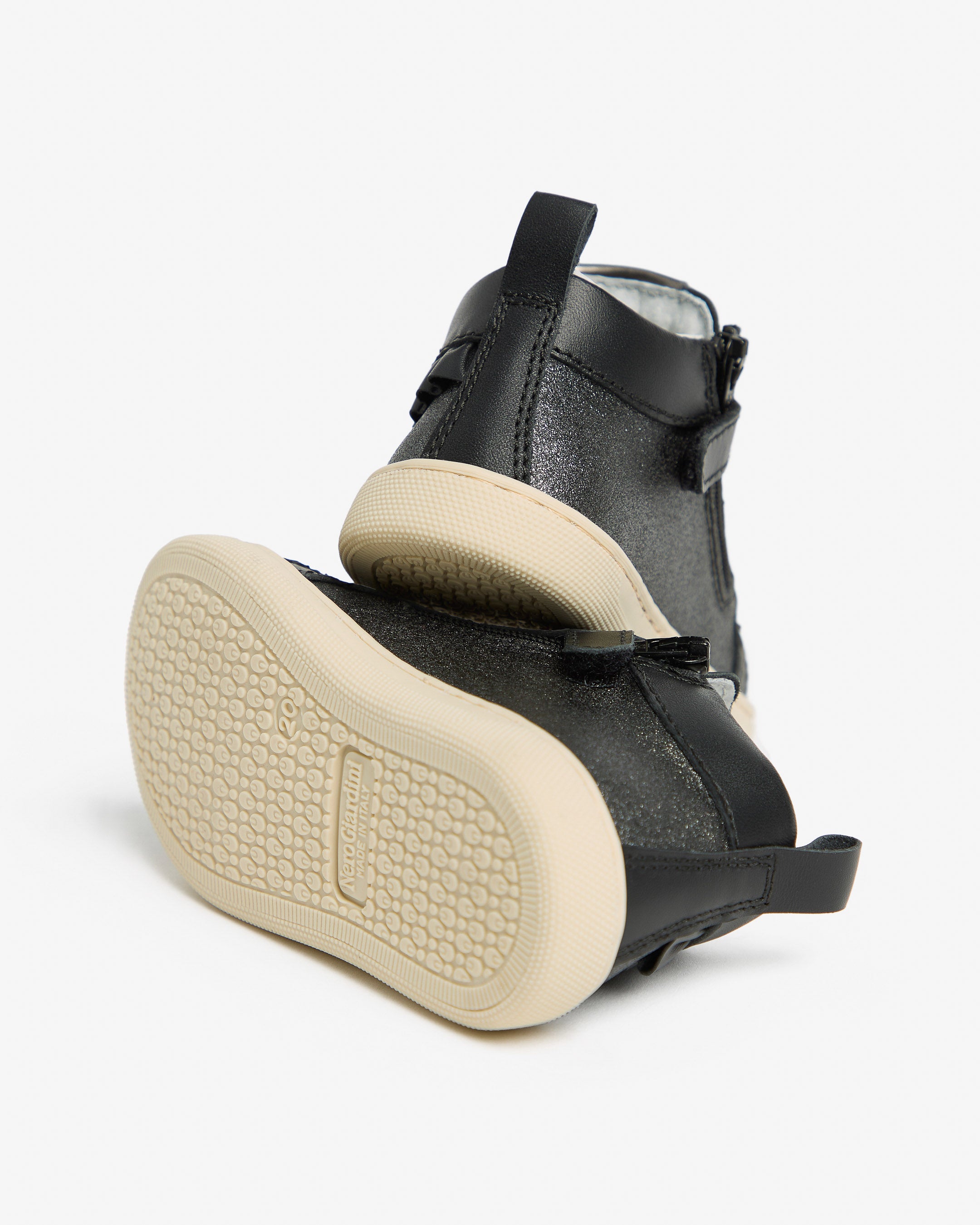 Sneakers Junior voor Meisje in Leder en Technisch Materiaal