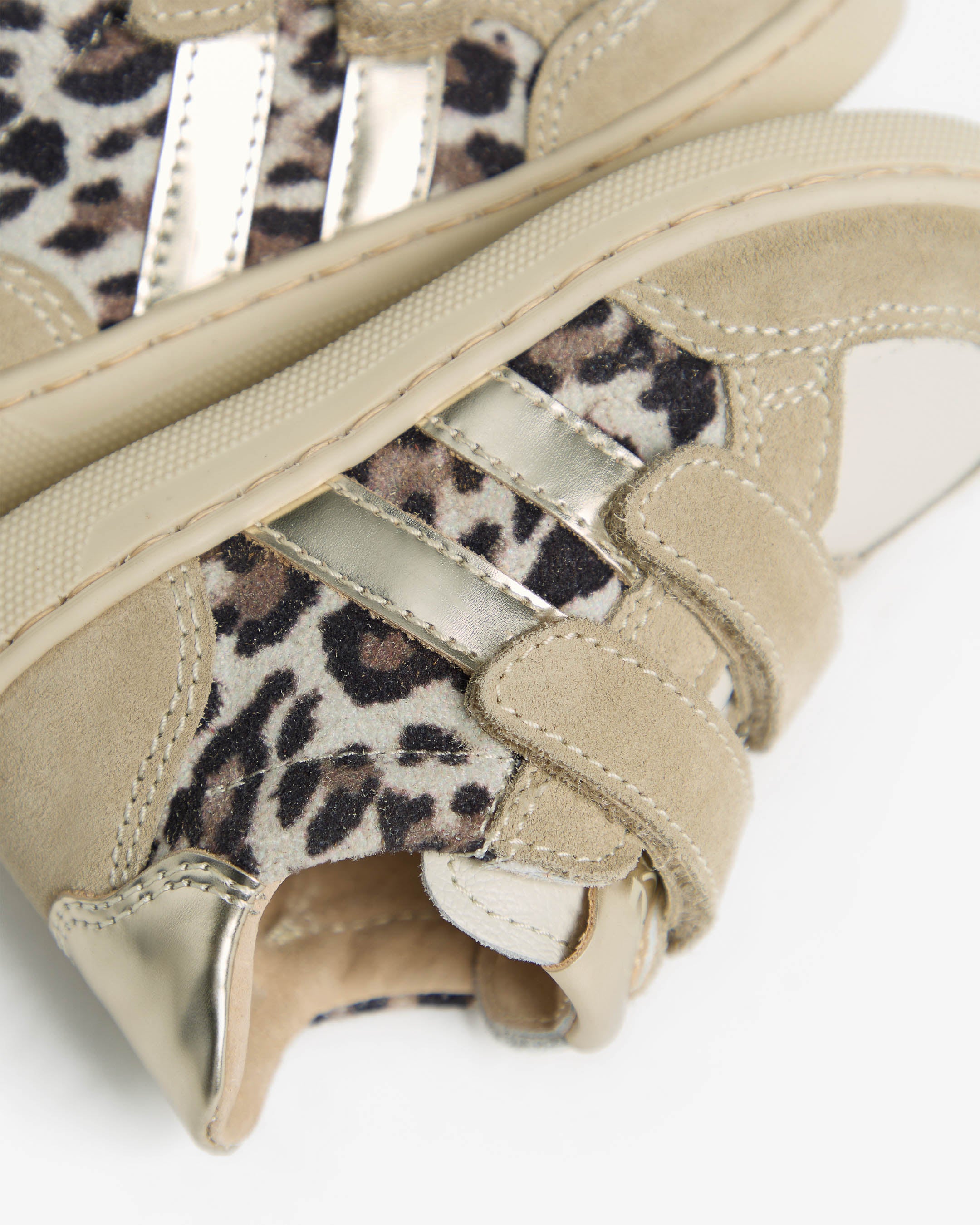 Sneakers für Junior / Mädchen aus Wildleder, Glattleder und technischem Material