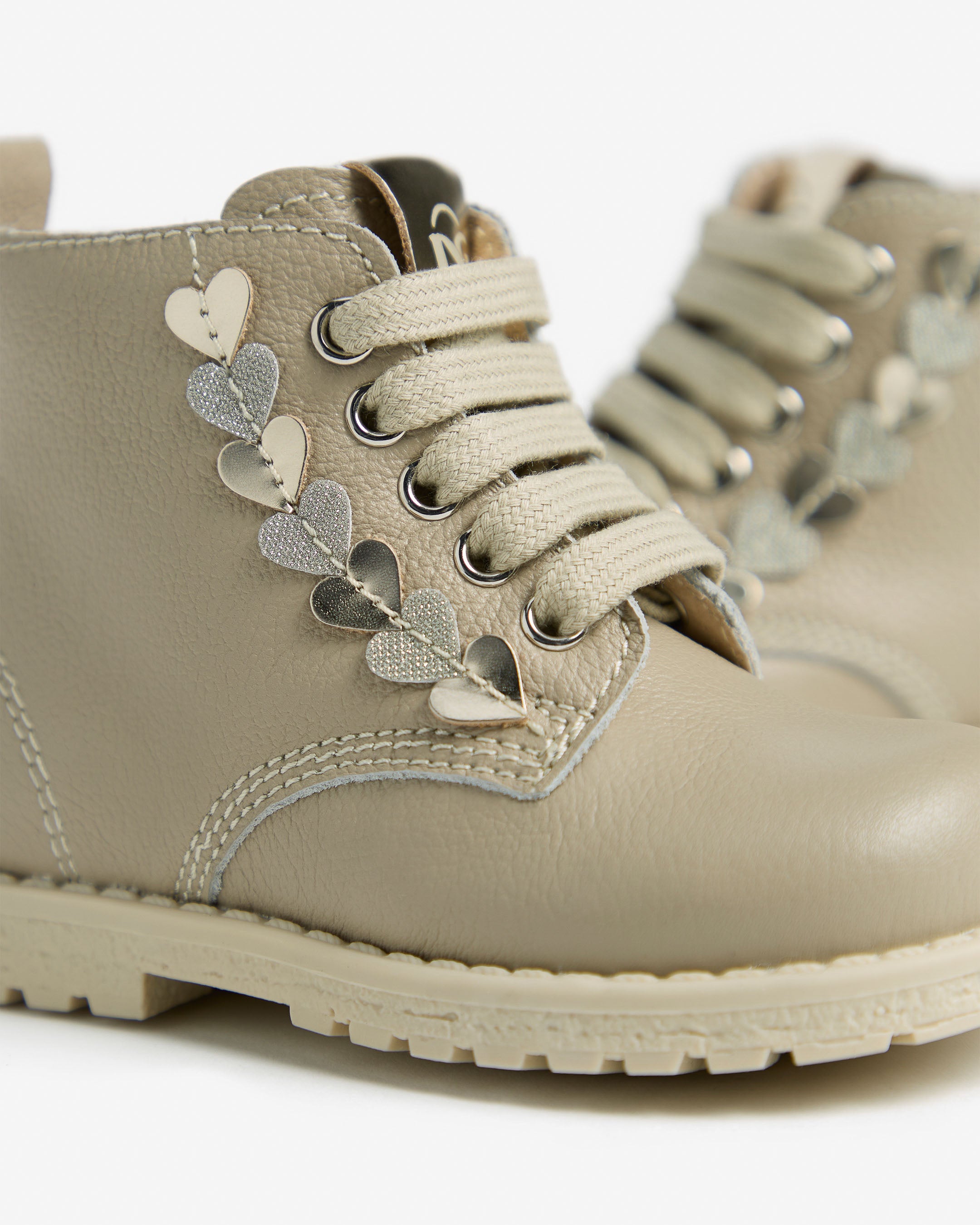 Veterboots Junior voor Meisje in Leder
