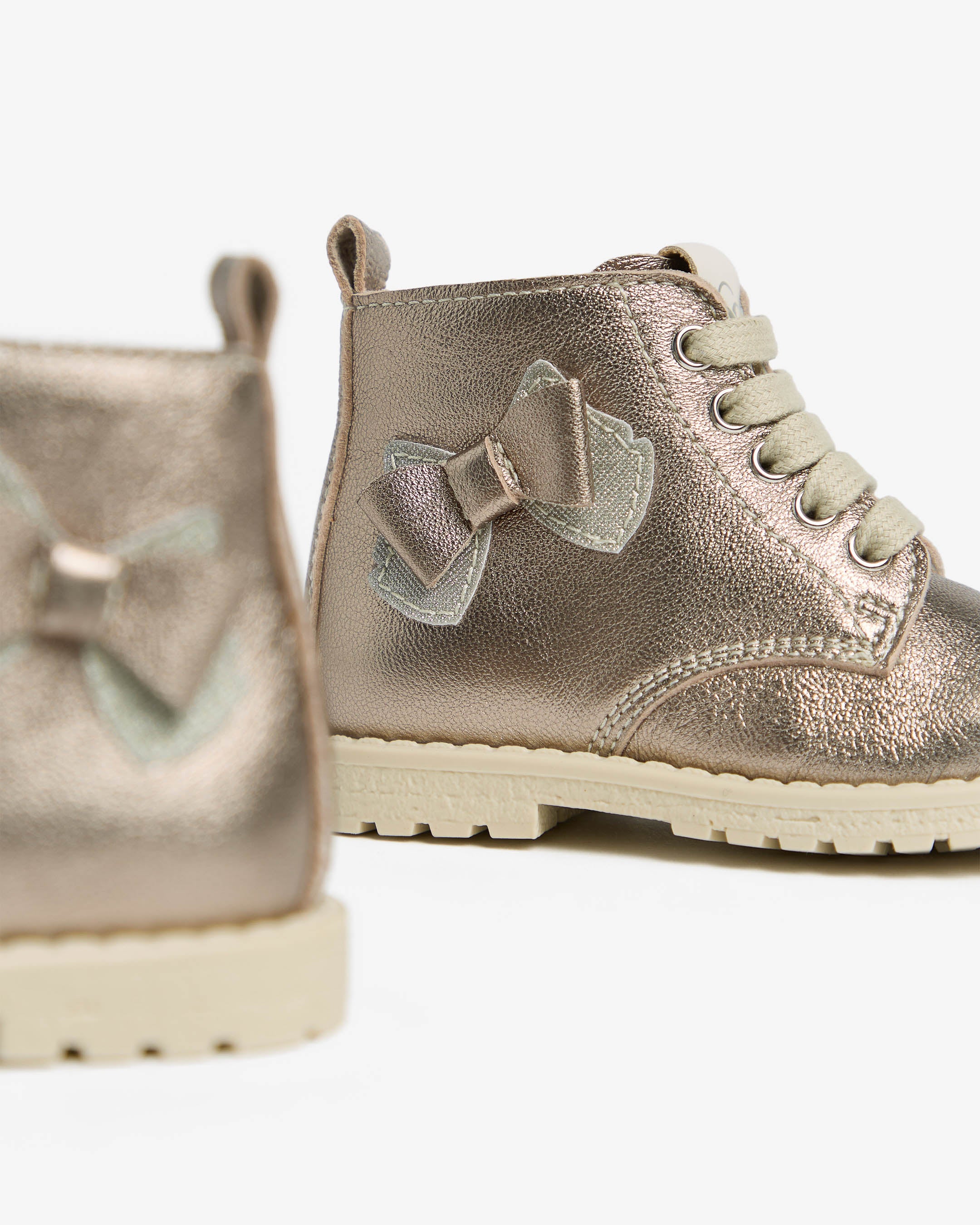 Veterboots Junior voor Meisje in Leder