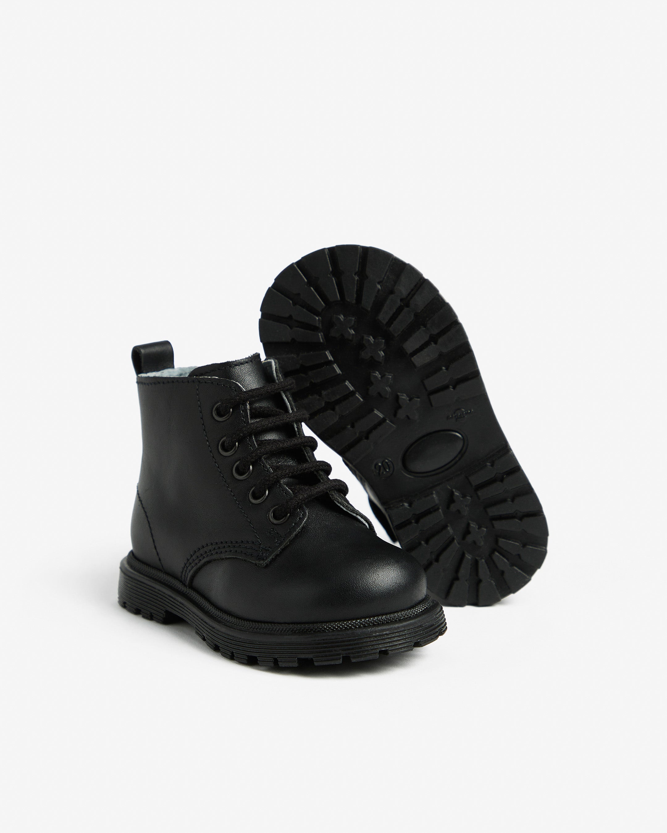 Anfibi Junior da Bambina in Pelle