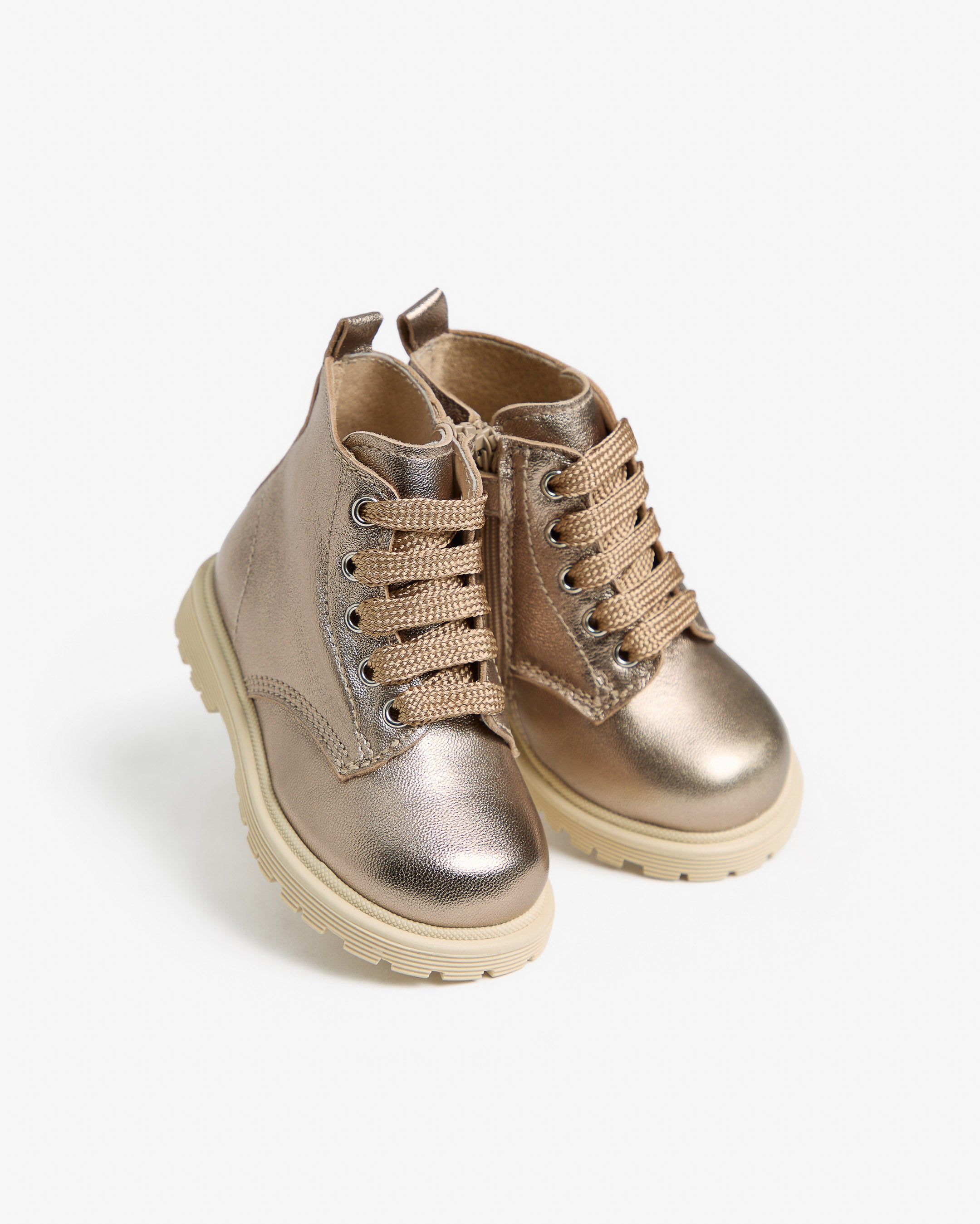 Anfibi Junior da Bambina in Pelle