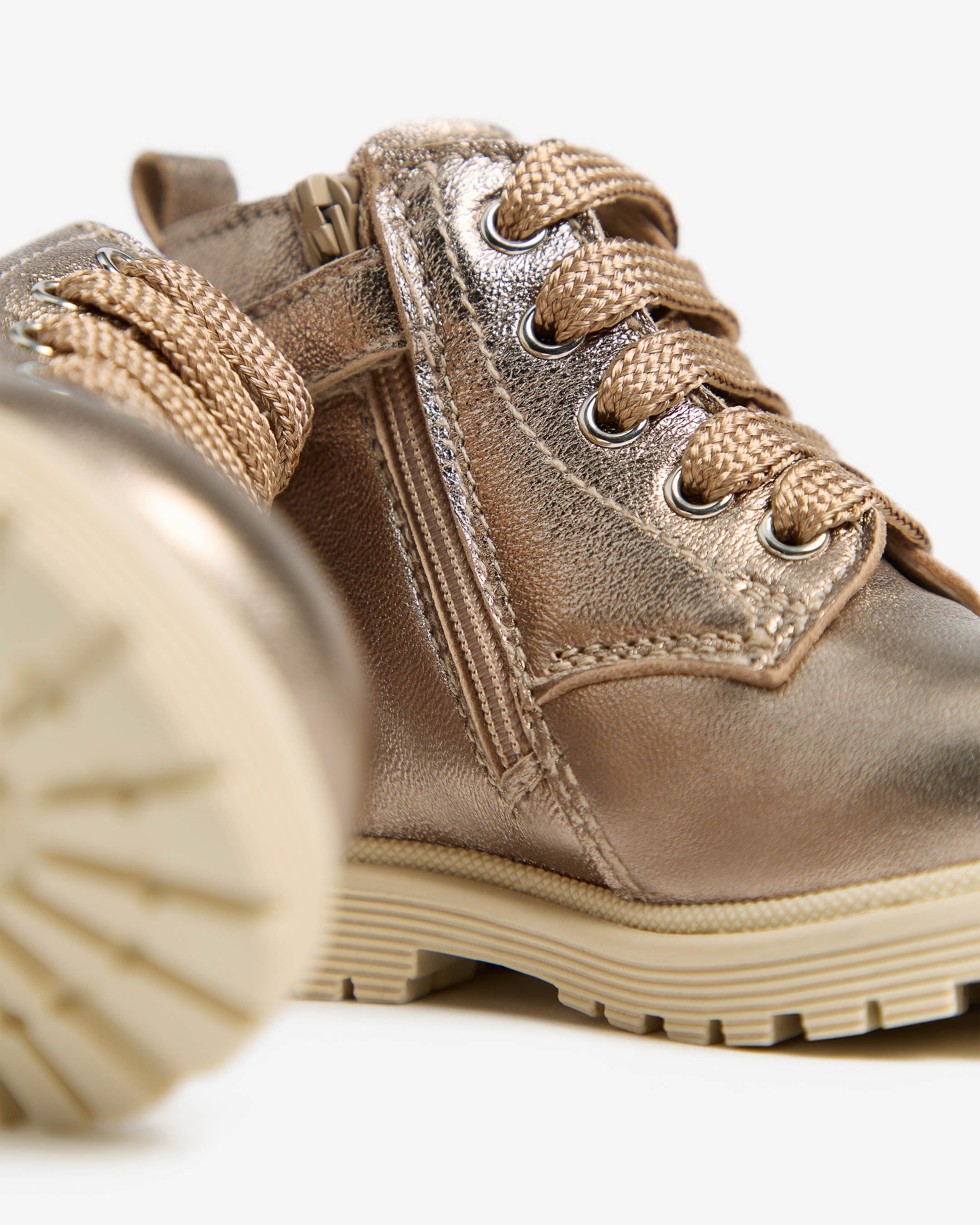 Anfibi Junior da Bambina in Pelle