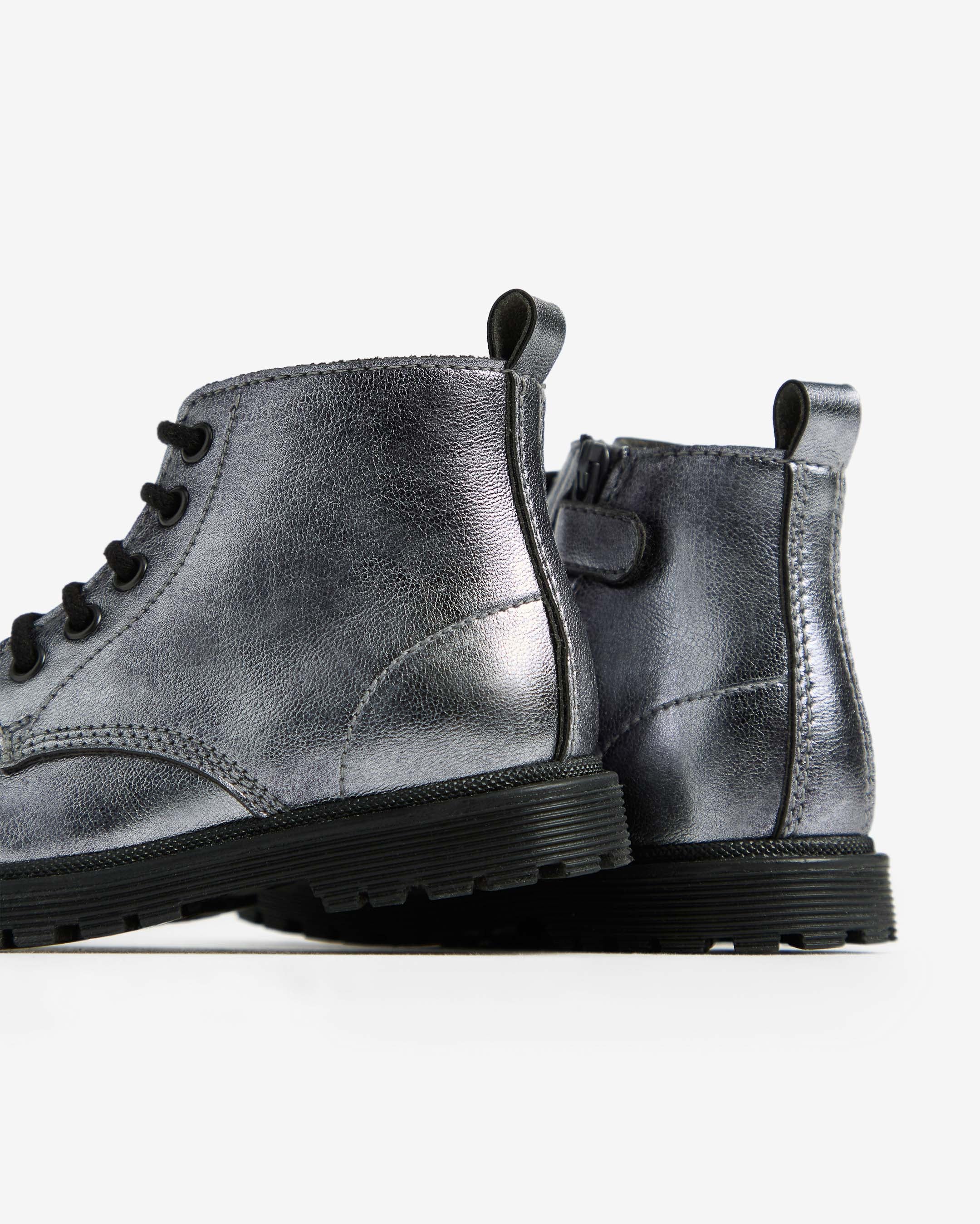 Veterboots Junior voor Meisje in Technisch Materiaal