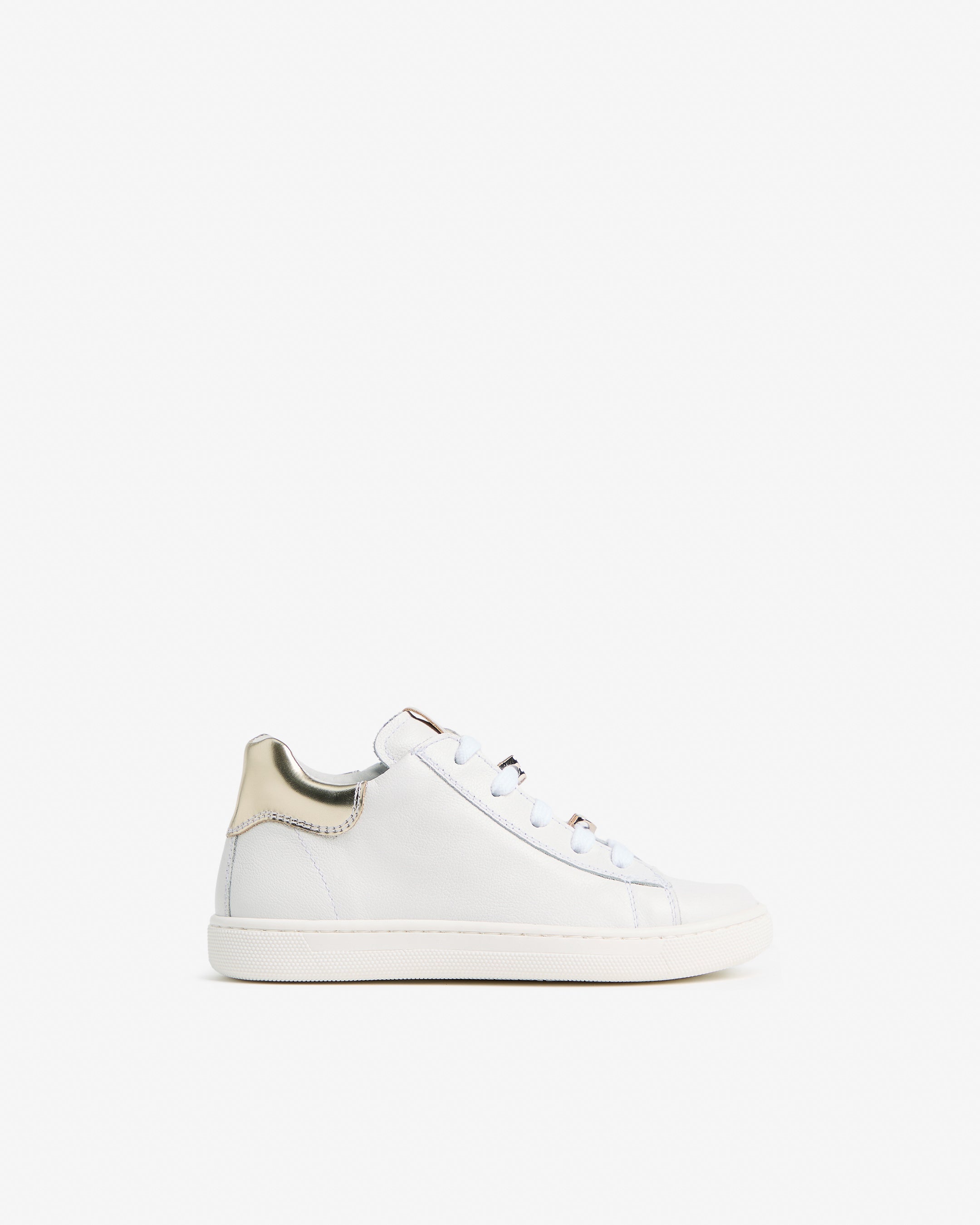 Sneakers Junior voor Meisje in Leder en Technisch Materiaal