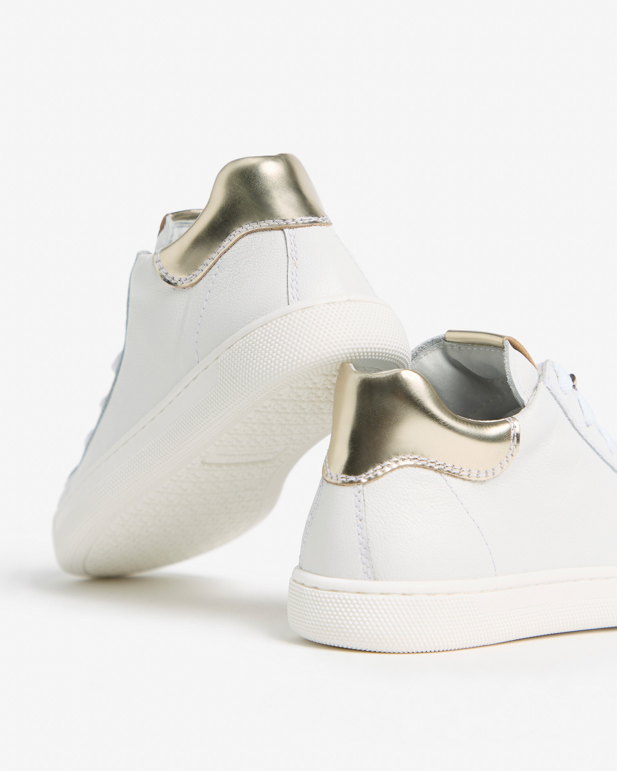 Sneakers Junior voor Meisje in Leder en Technisch Materiaal