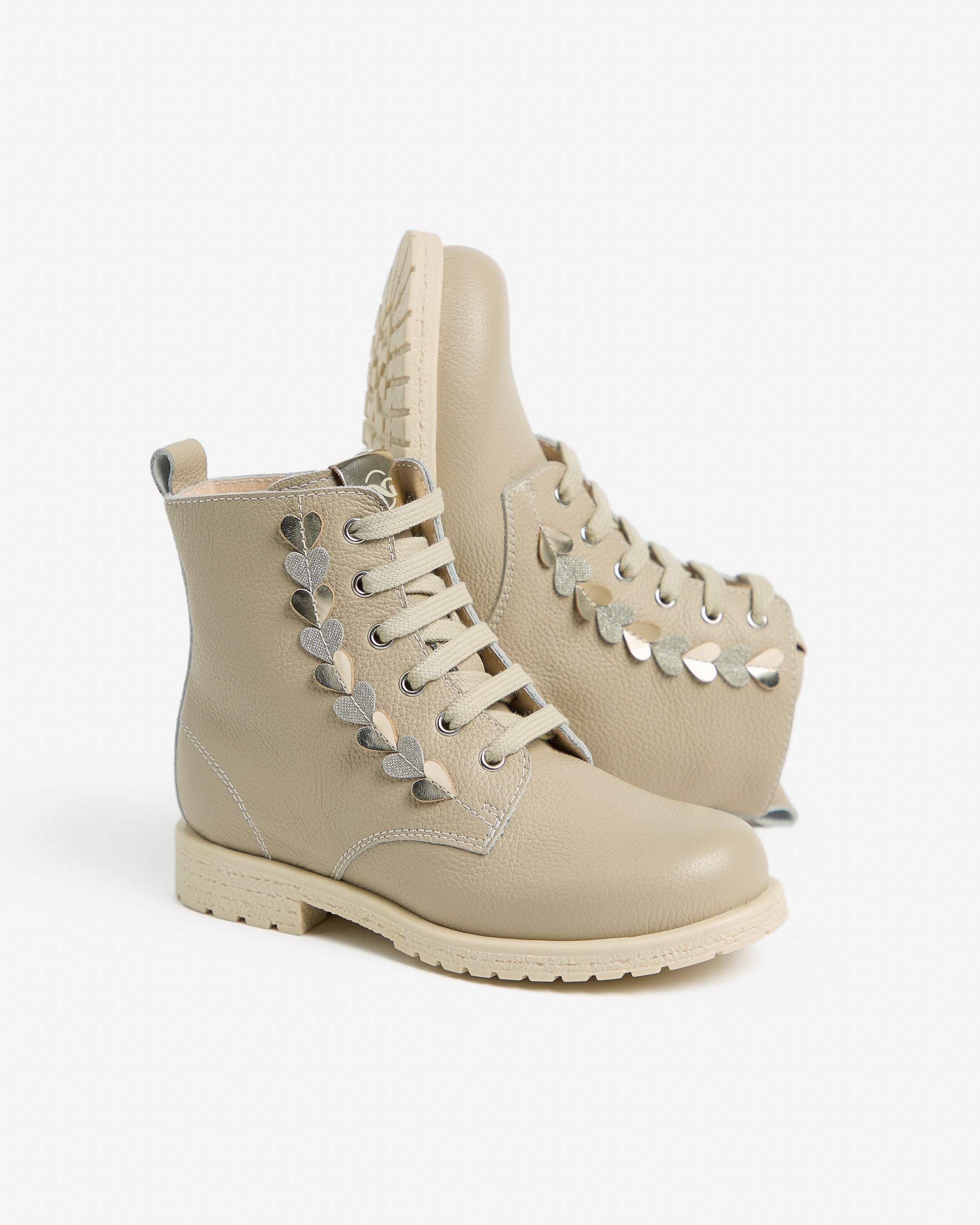 Veterboots Junior voor Meisje in Leder