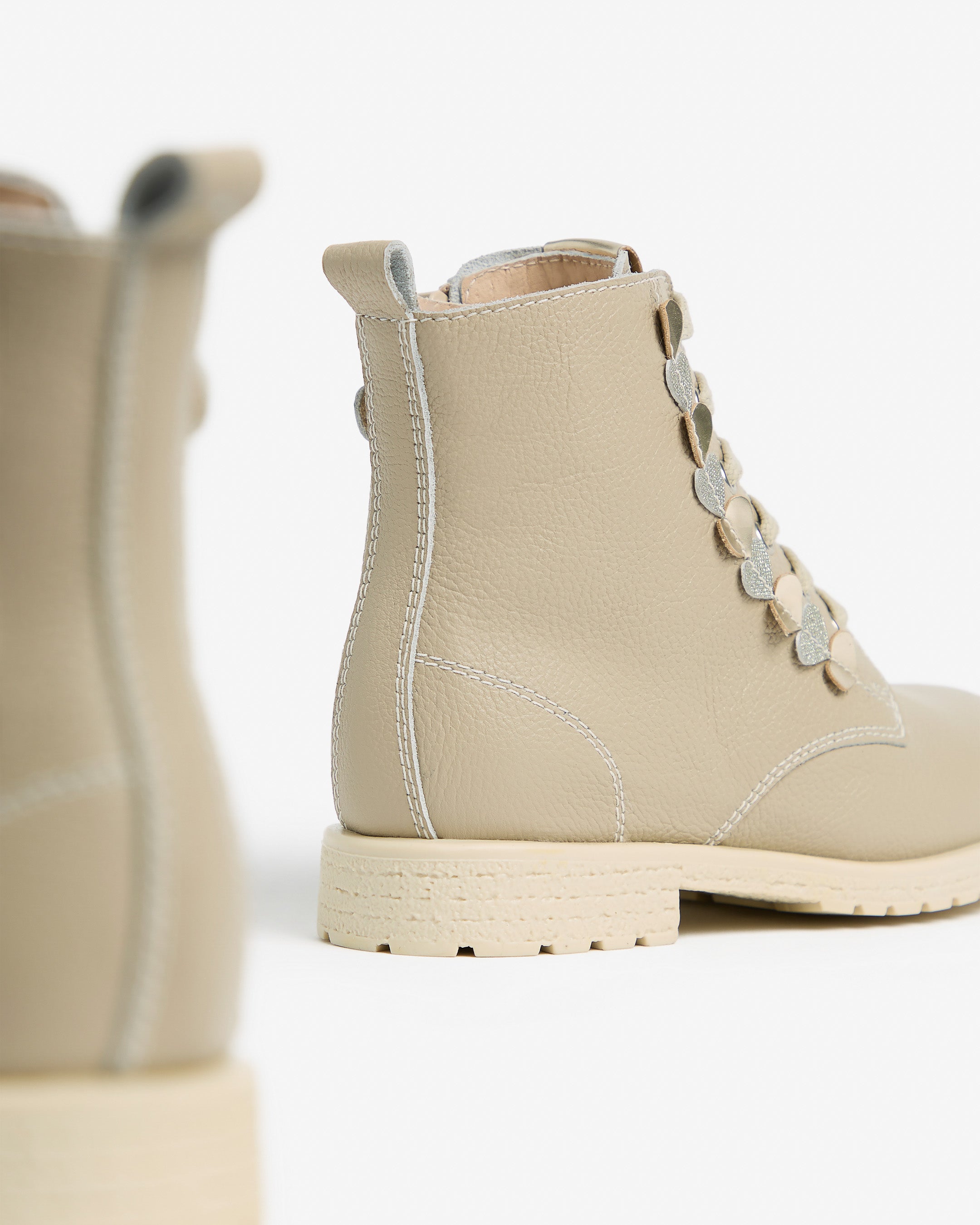 Veterboots Junior voor Meisje in Leder
