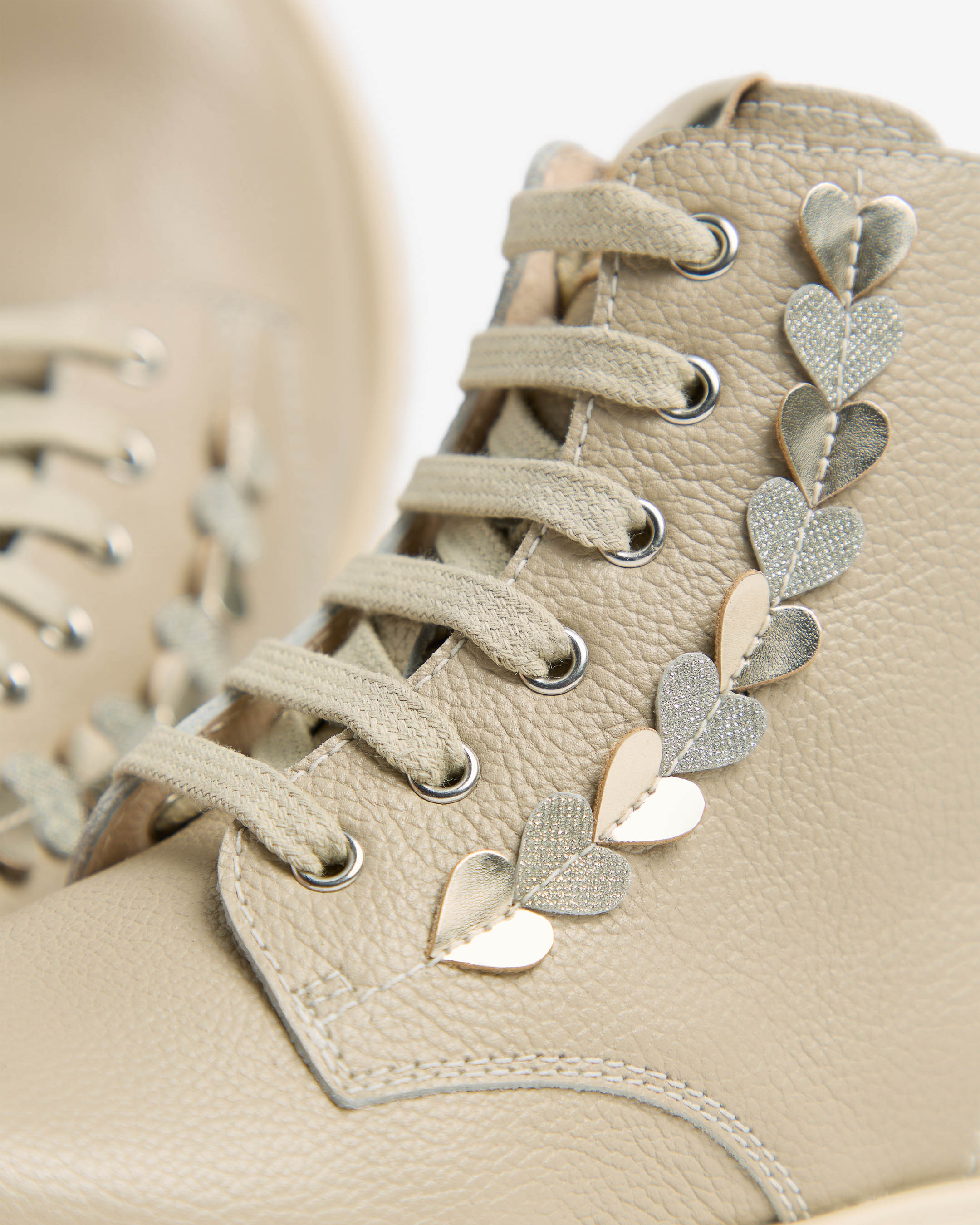 Veterboots Junior voor Meisje in Leder