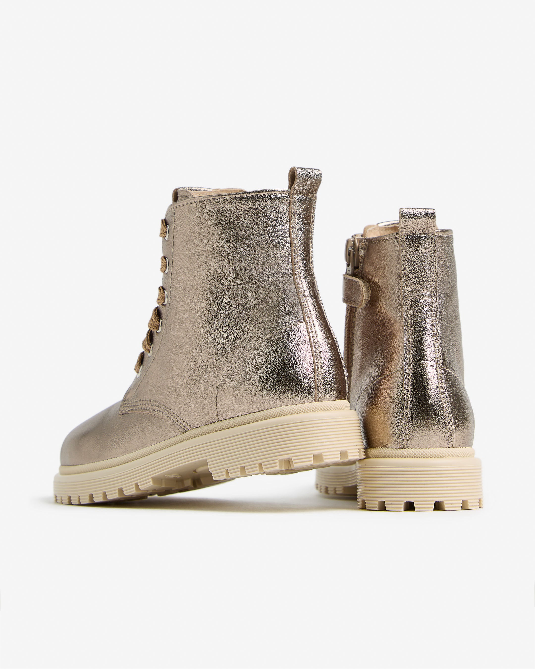 Anfibi Junior da Bambina in Pelle