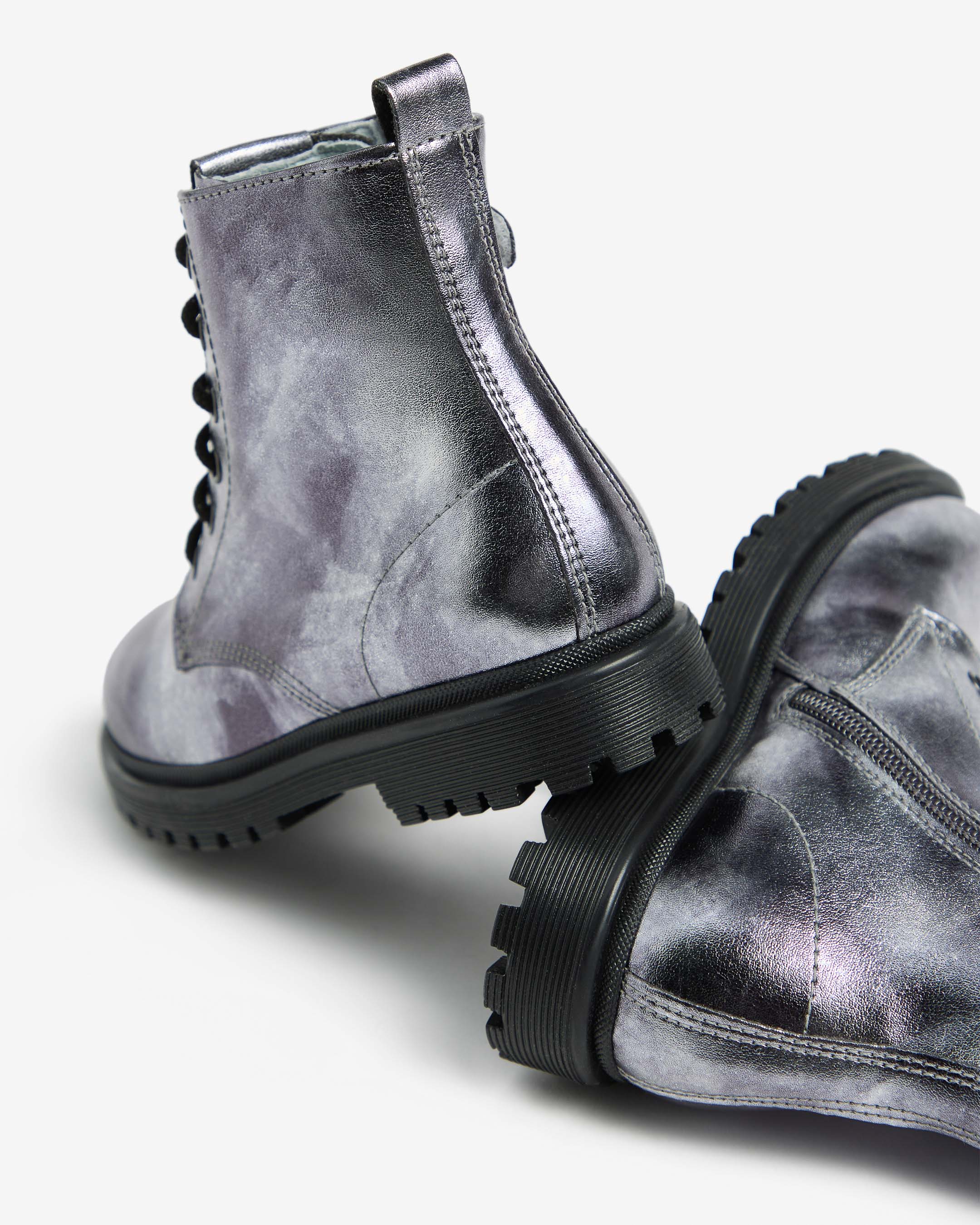Veterboots Junior voor Meisje in Technisch Materiaal