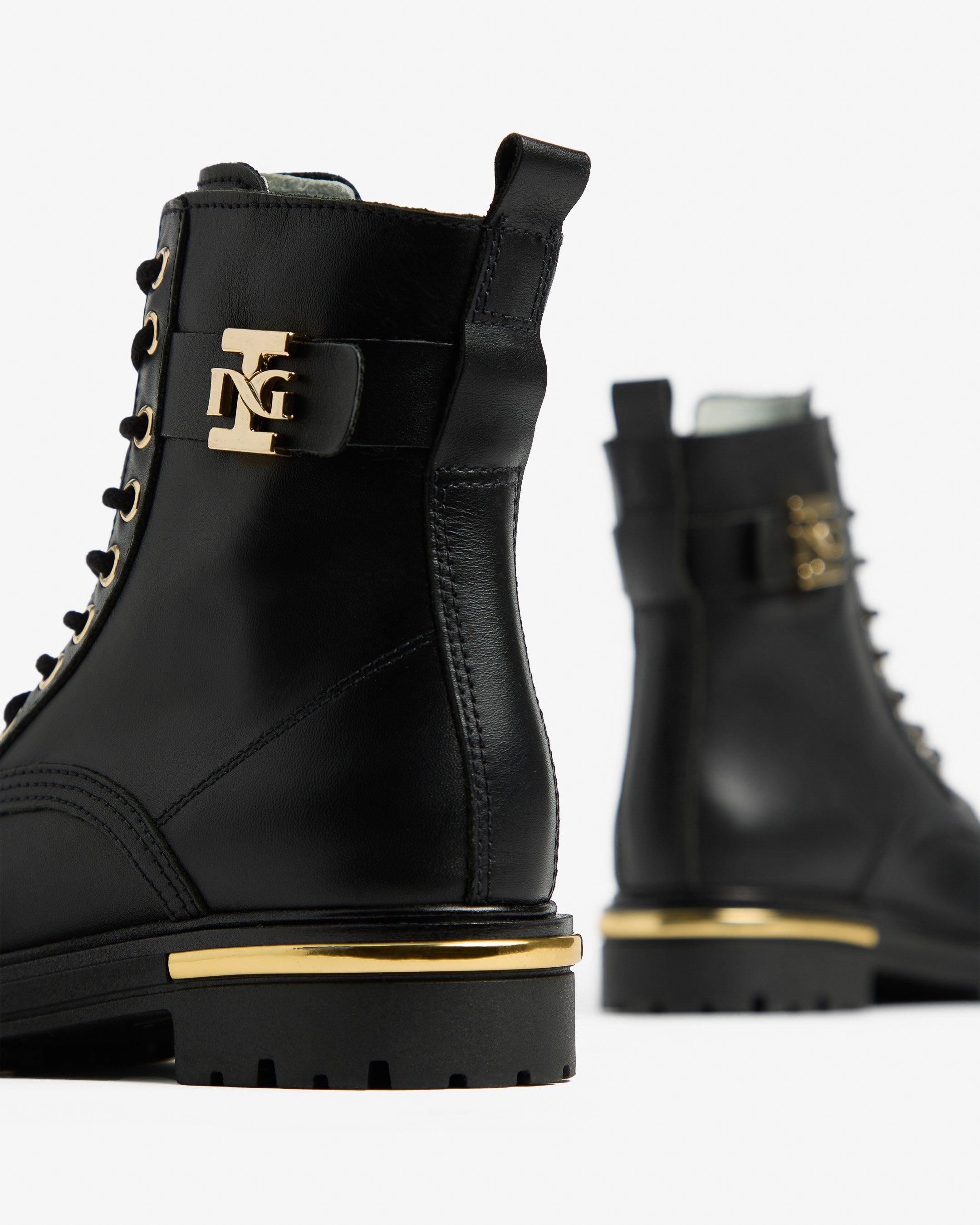 Veterboots Teen voor Tienermeisje in Leder