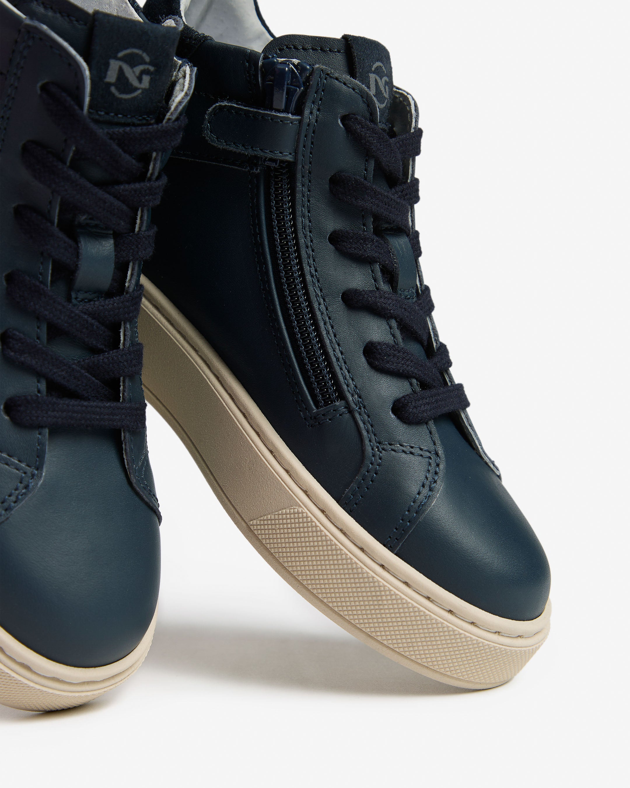 Sneakers Teen de Chico de Piel y Ante
