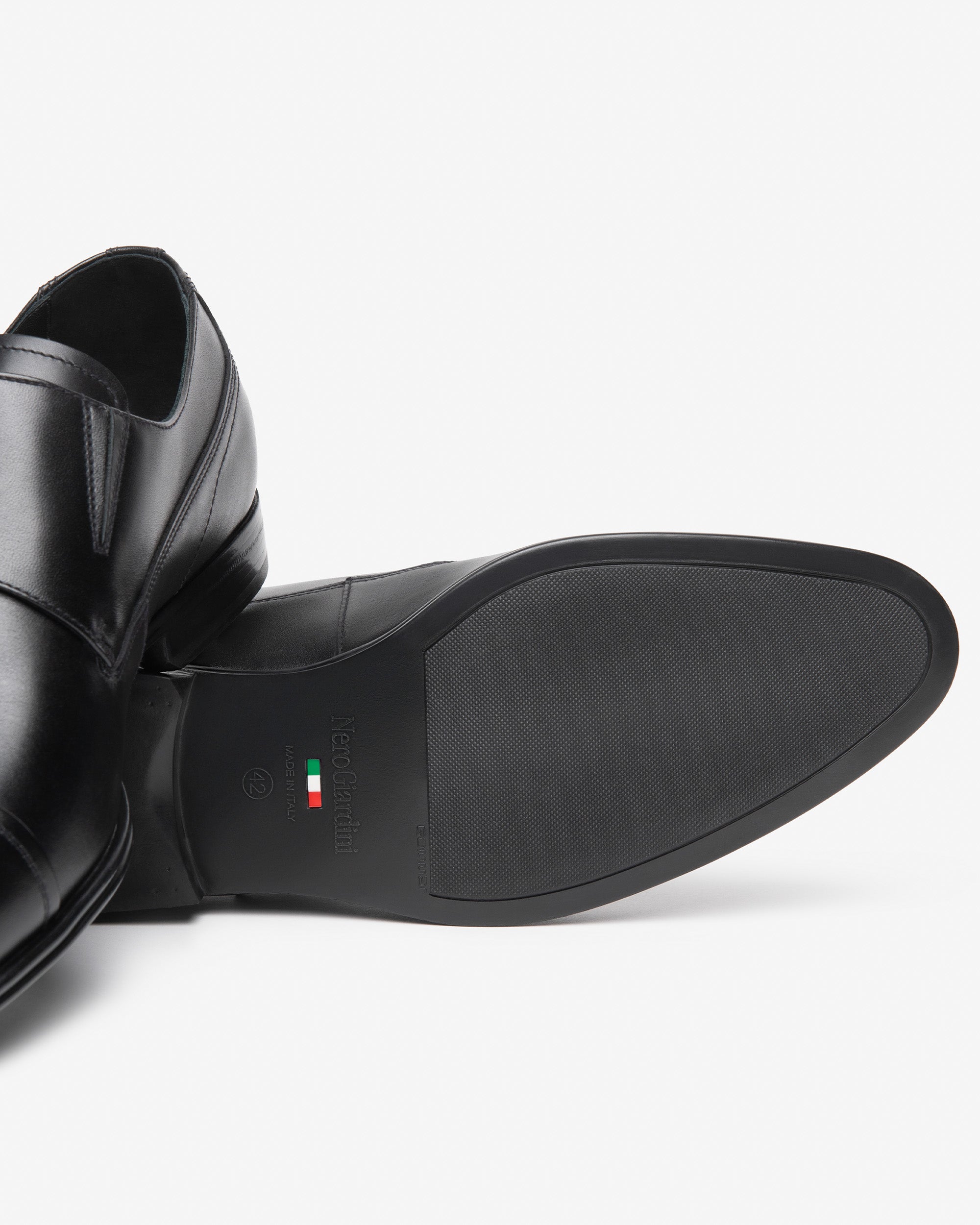 Doppia Fibbia Uomo in Pelle