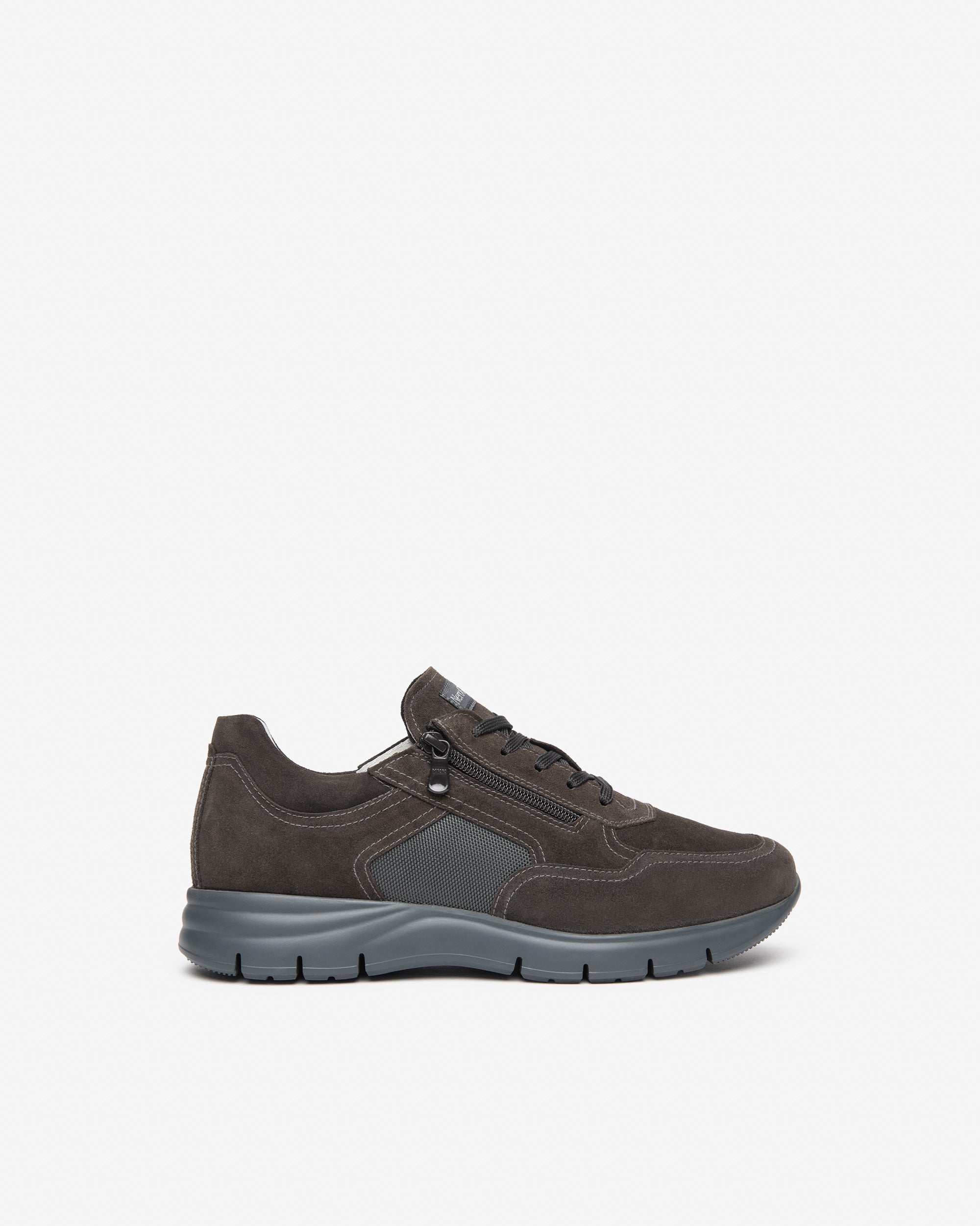 Sneakers Uomo in Camoscio e Tela