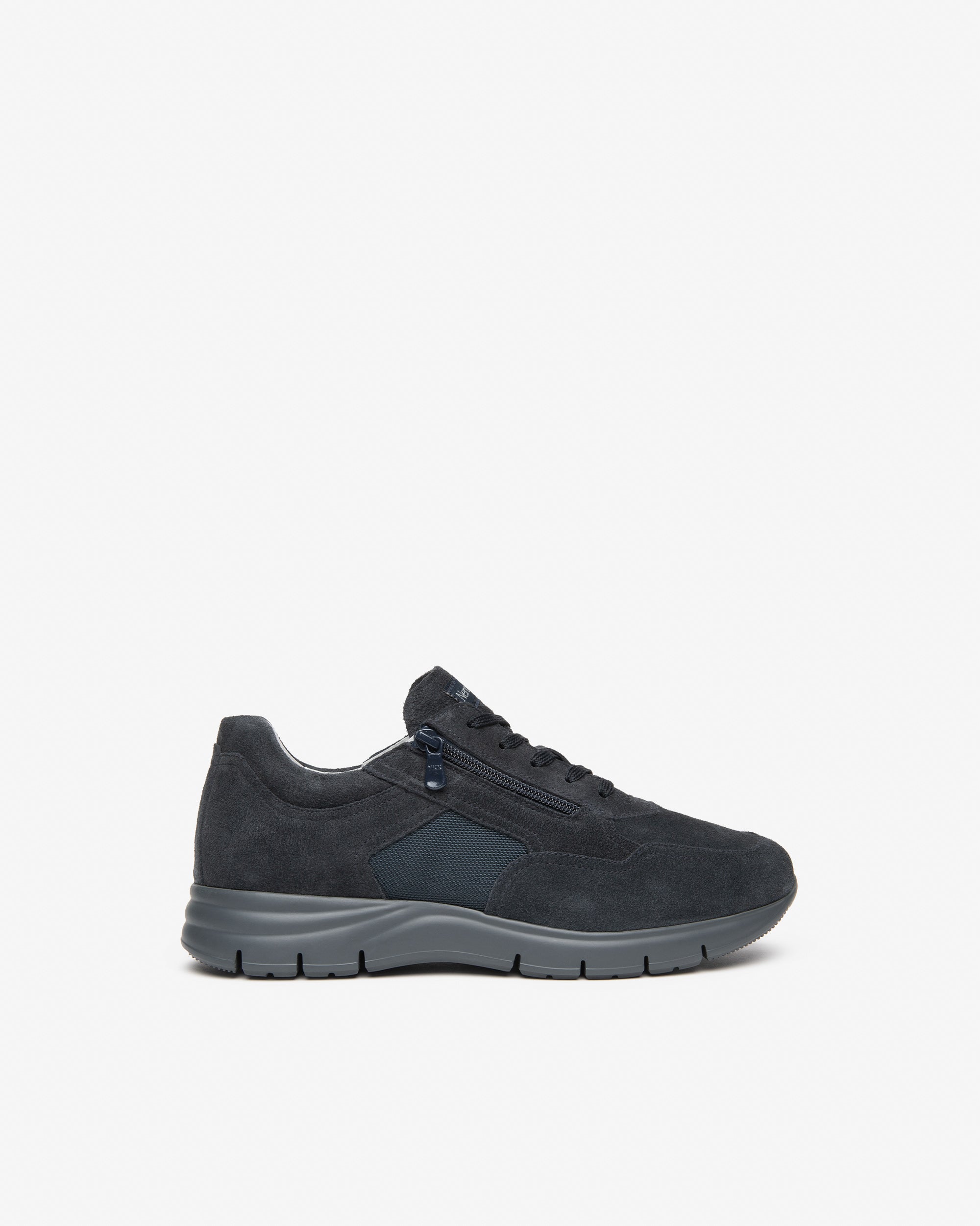 Sneakers Uomo in Camoscio e Tela