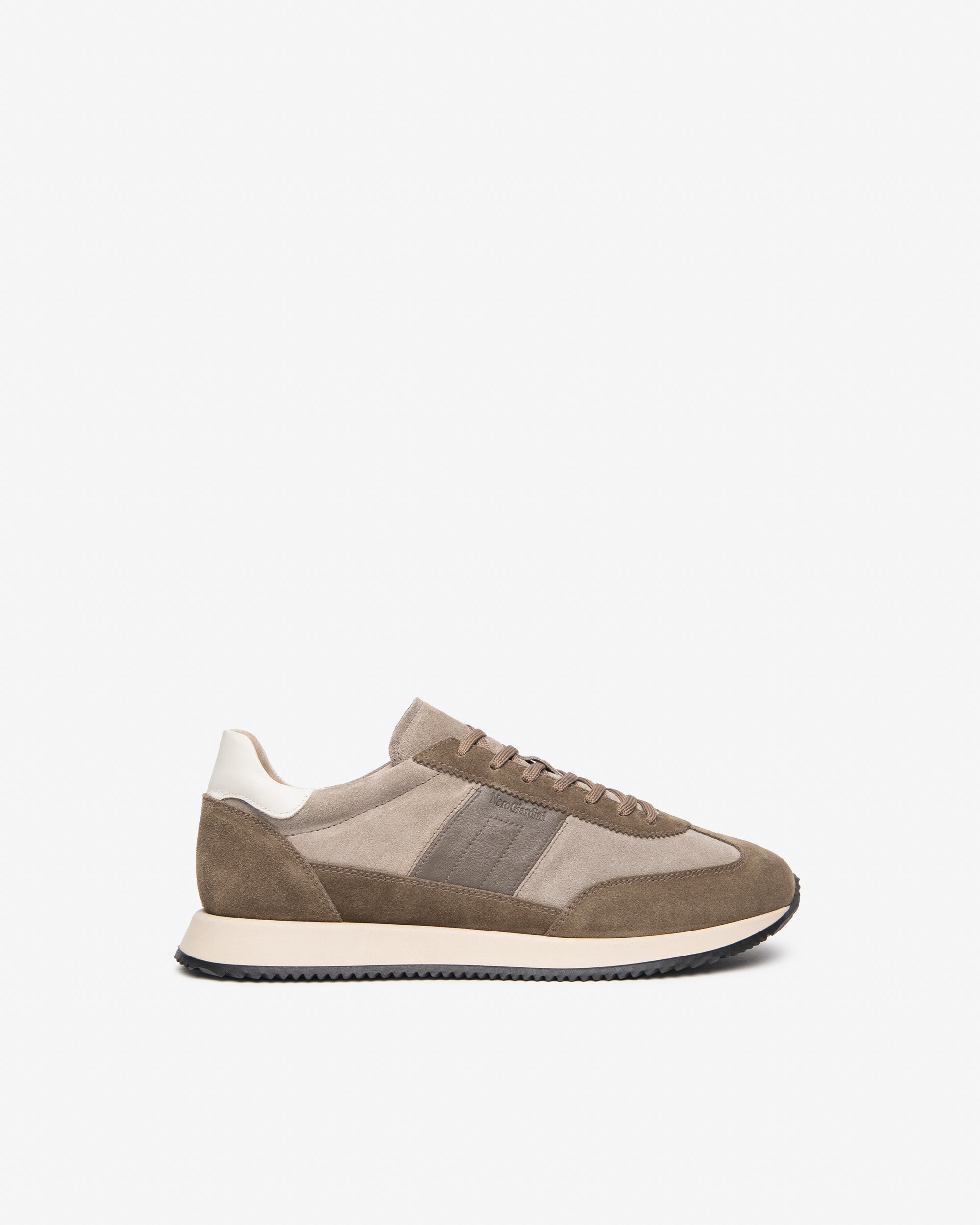 Sneakers Uomo in Camoscio e Pelle
