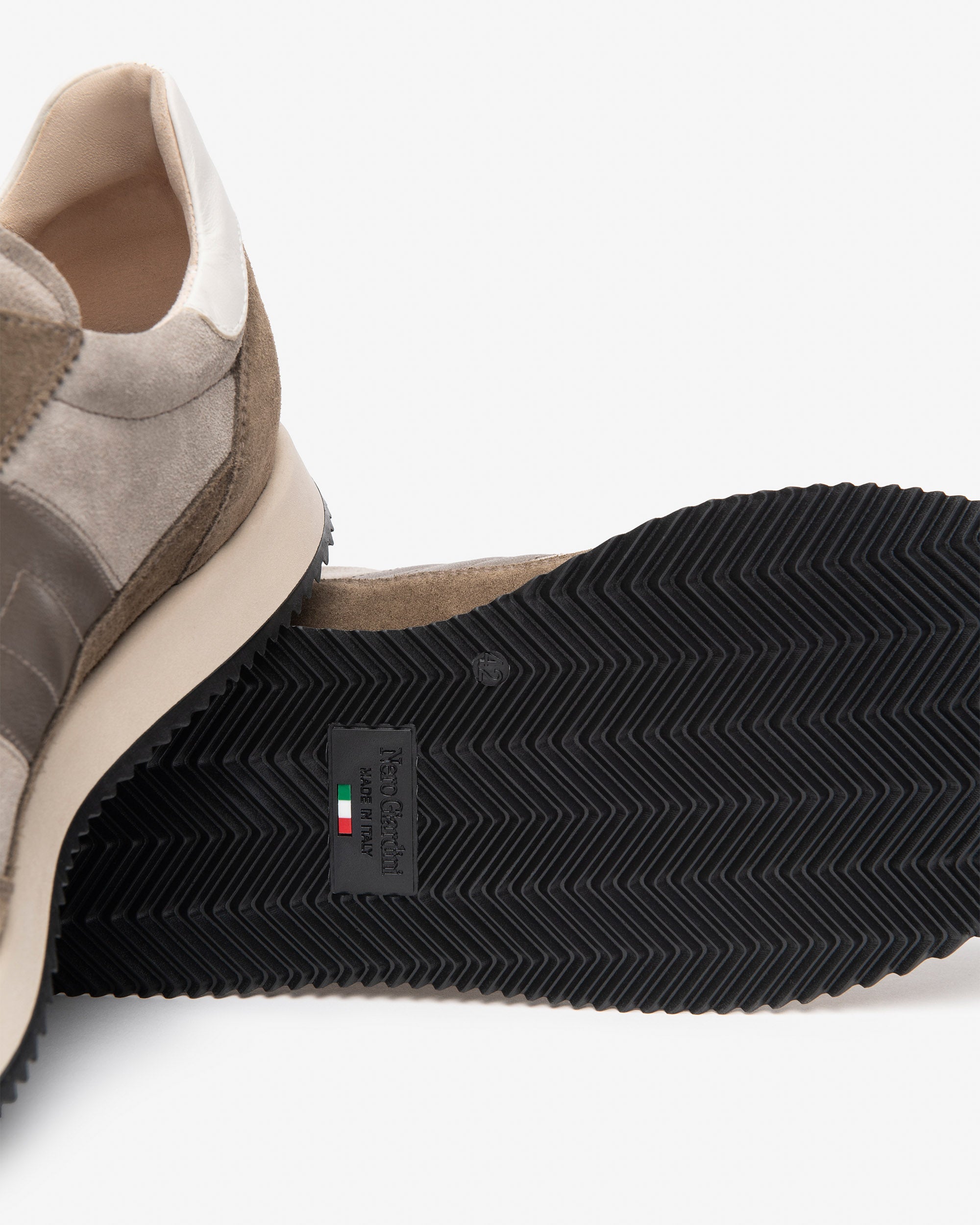 Sneakers Uomo in Camoscio e Pelle