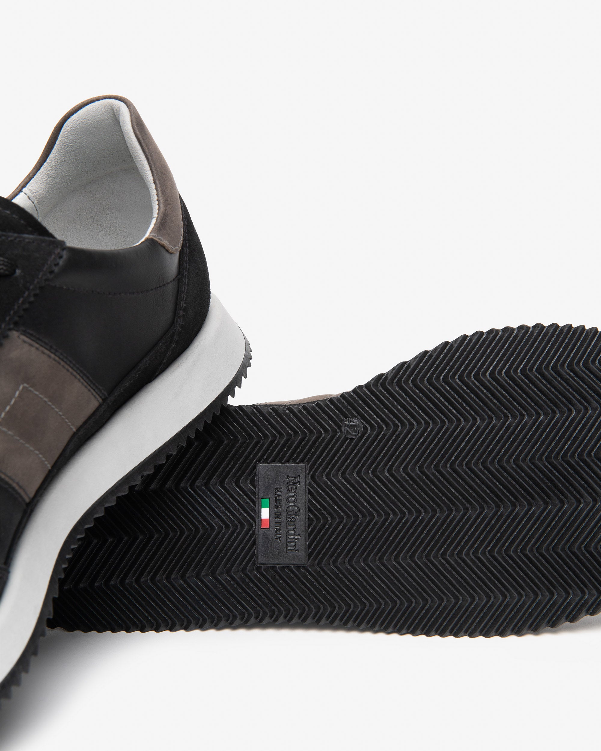Sneakers Uomo in Camoscio e Pelle
