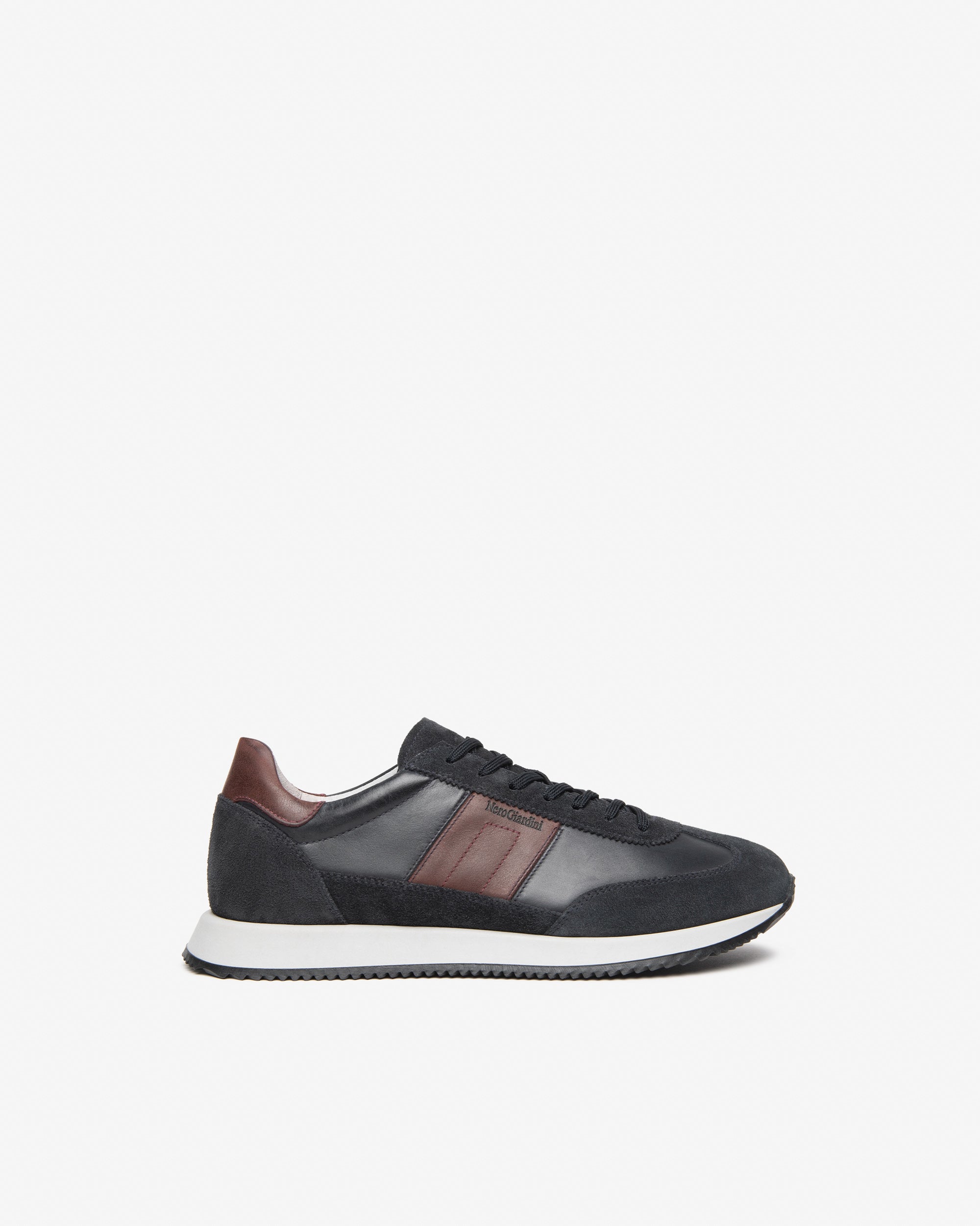 Sneakers Uomo in Camoscio e Pelle