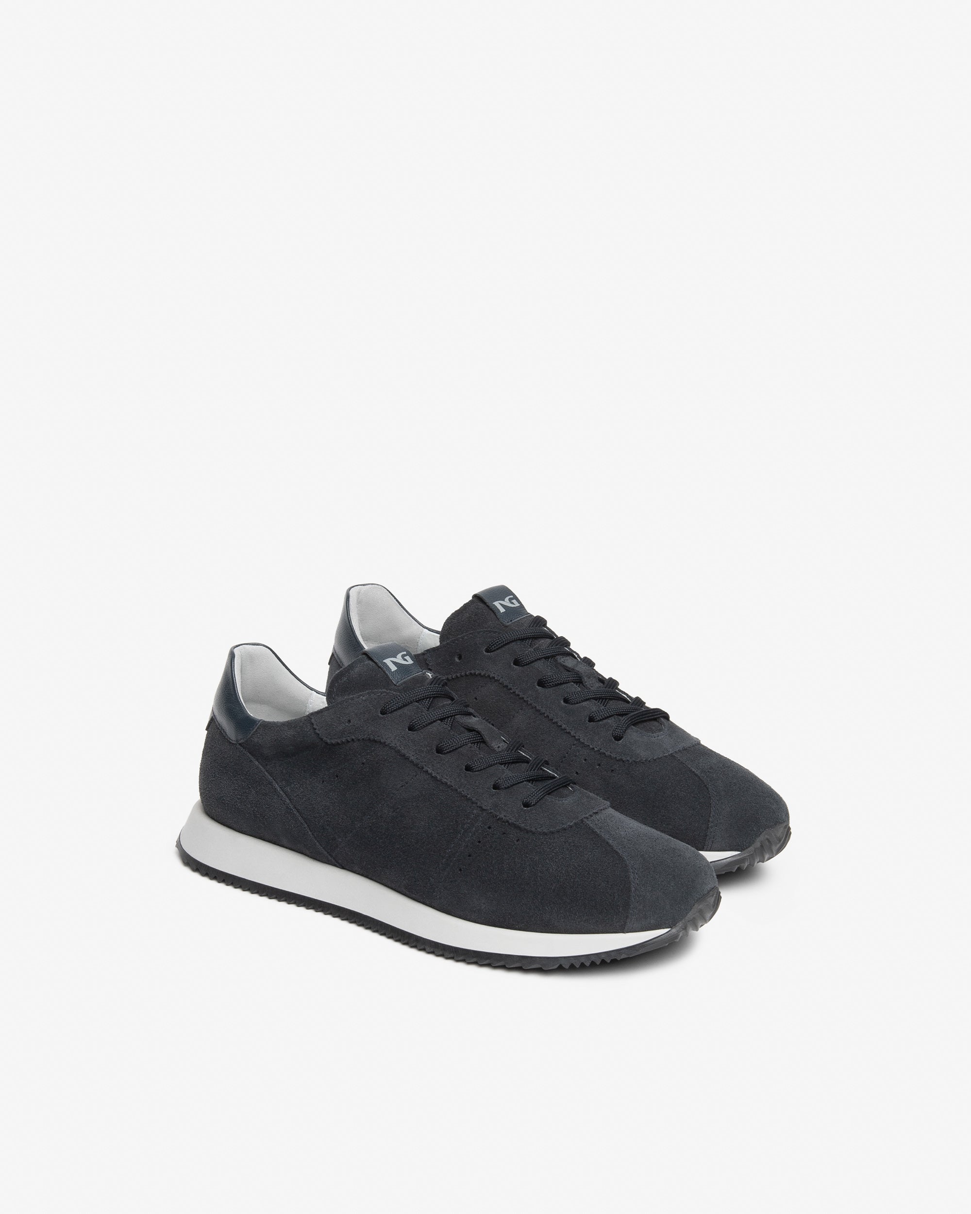 Sneakers Uomo in Camoscio e Pelle