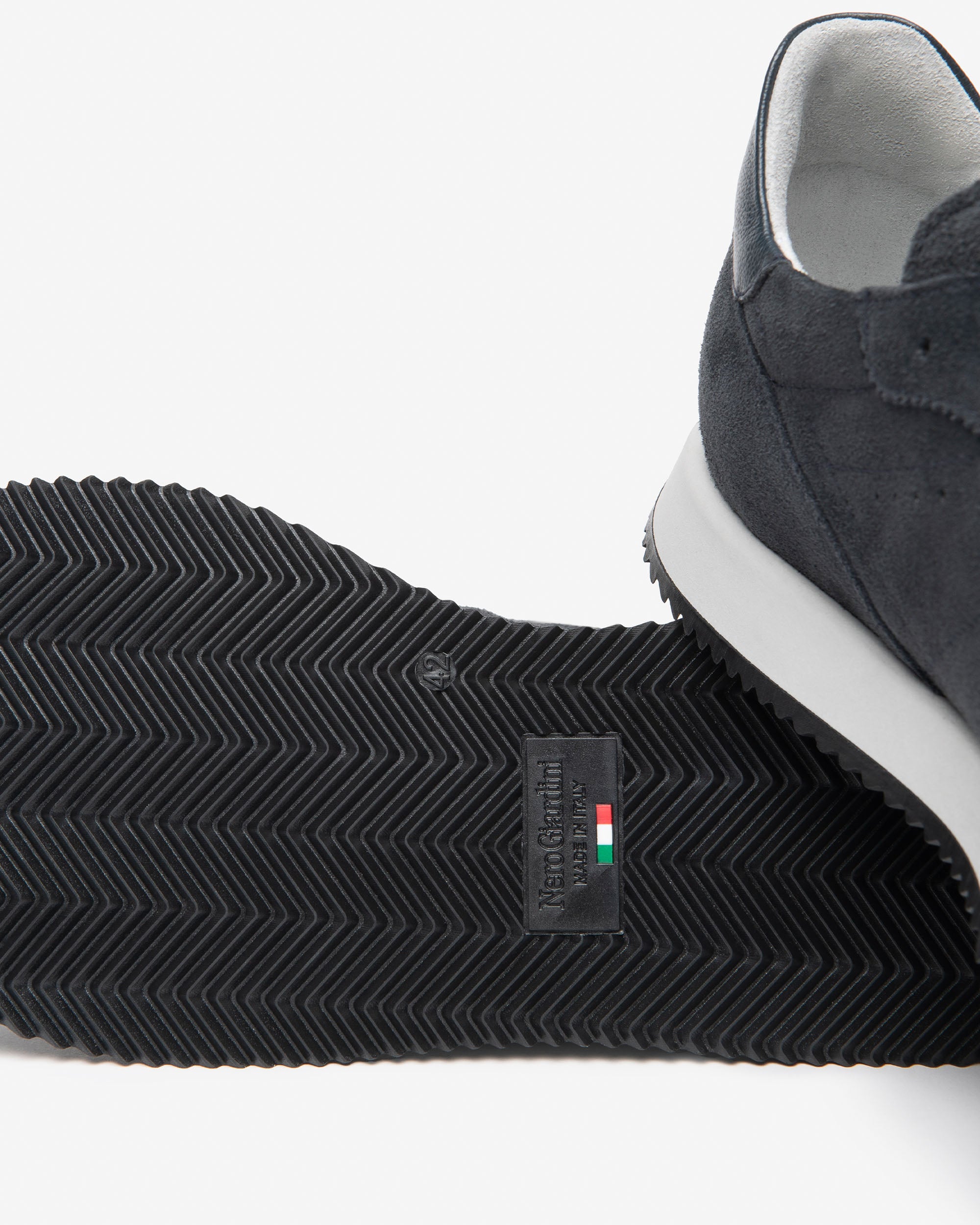 Sneakers Uomo in Camoscio e Pelle