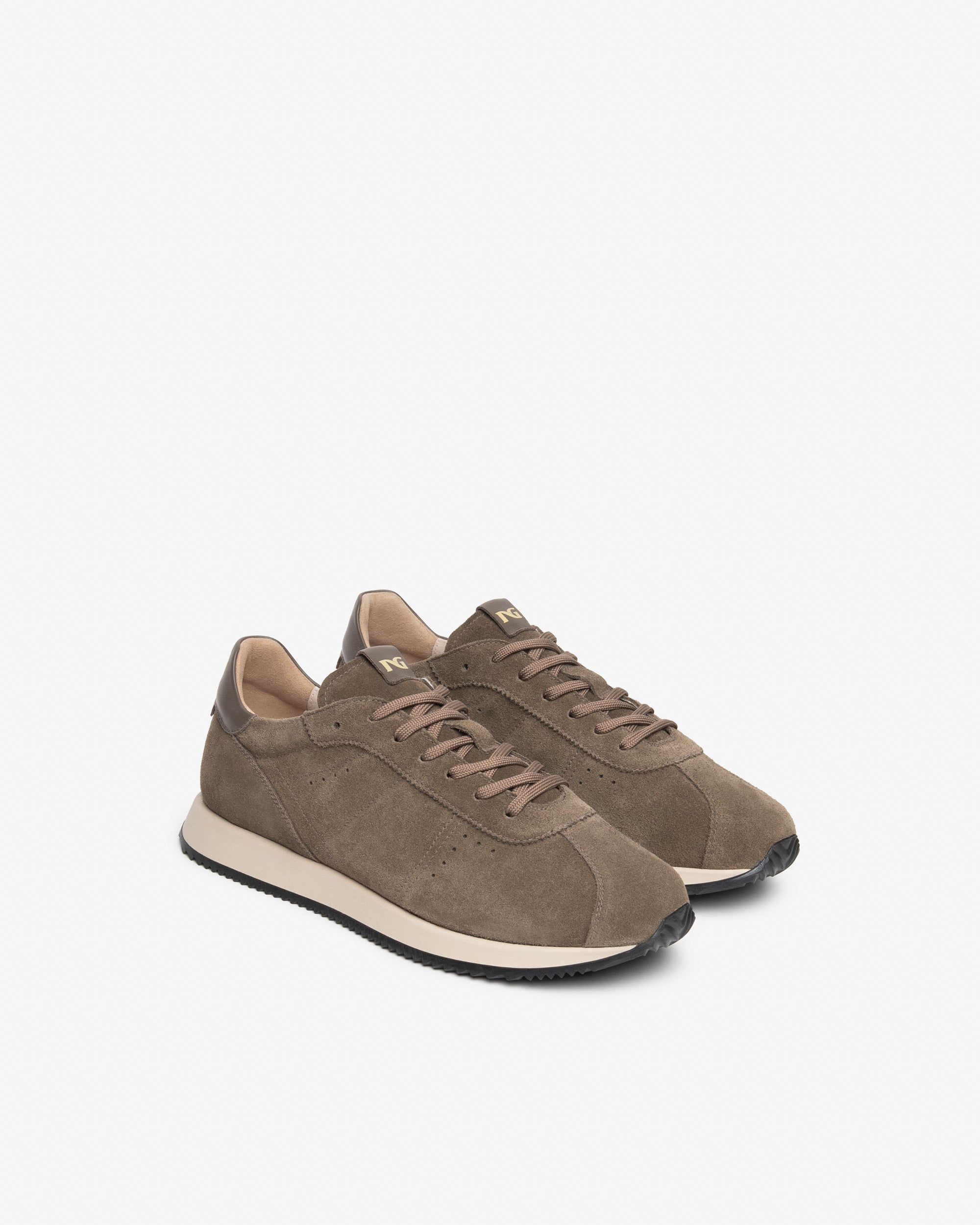 Sneakers Uomo in Camoscio e Pelle