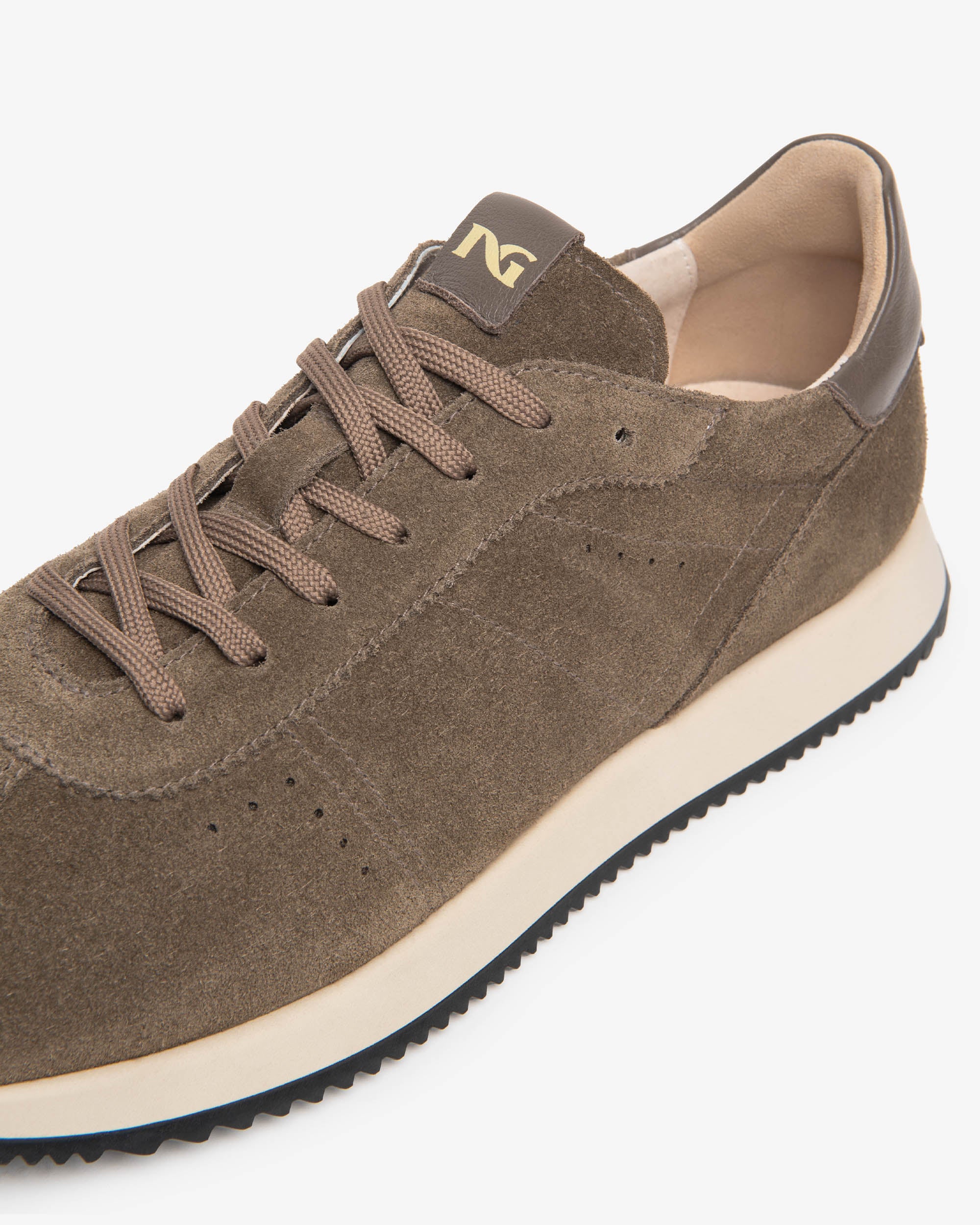 Sneakers Uomo in Camoscio e Pelle
