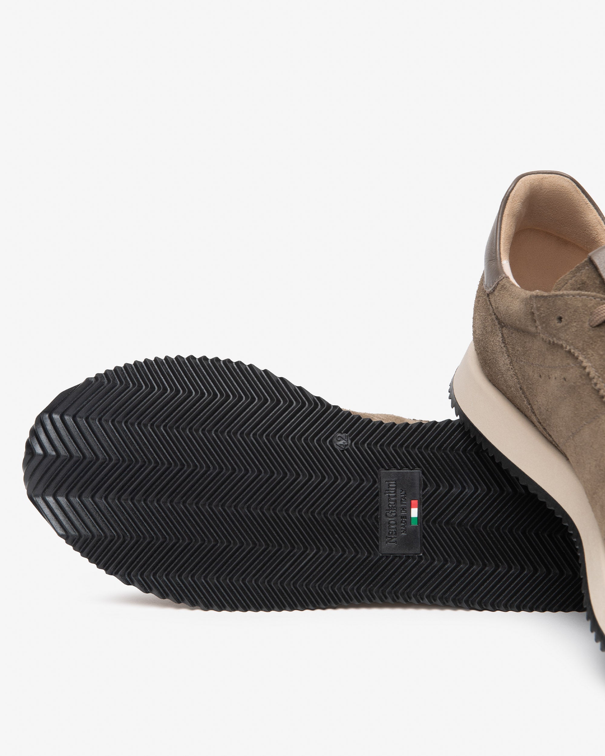 Sneakers Uomo in Camoscio e Pelle