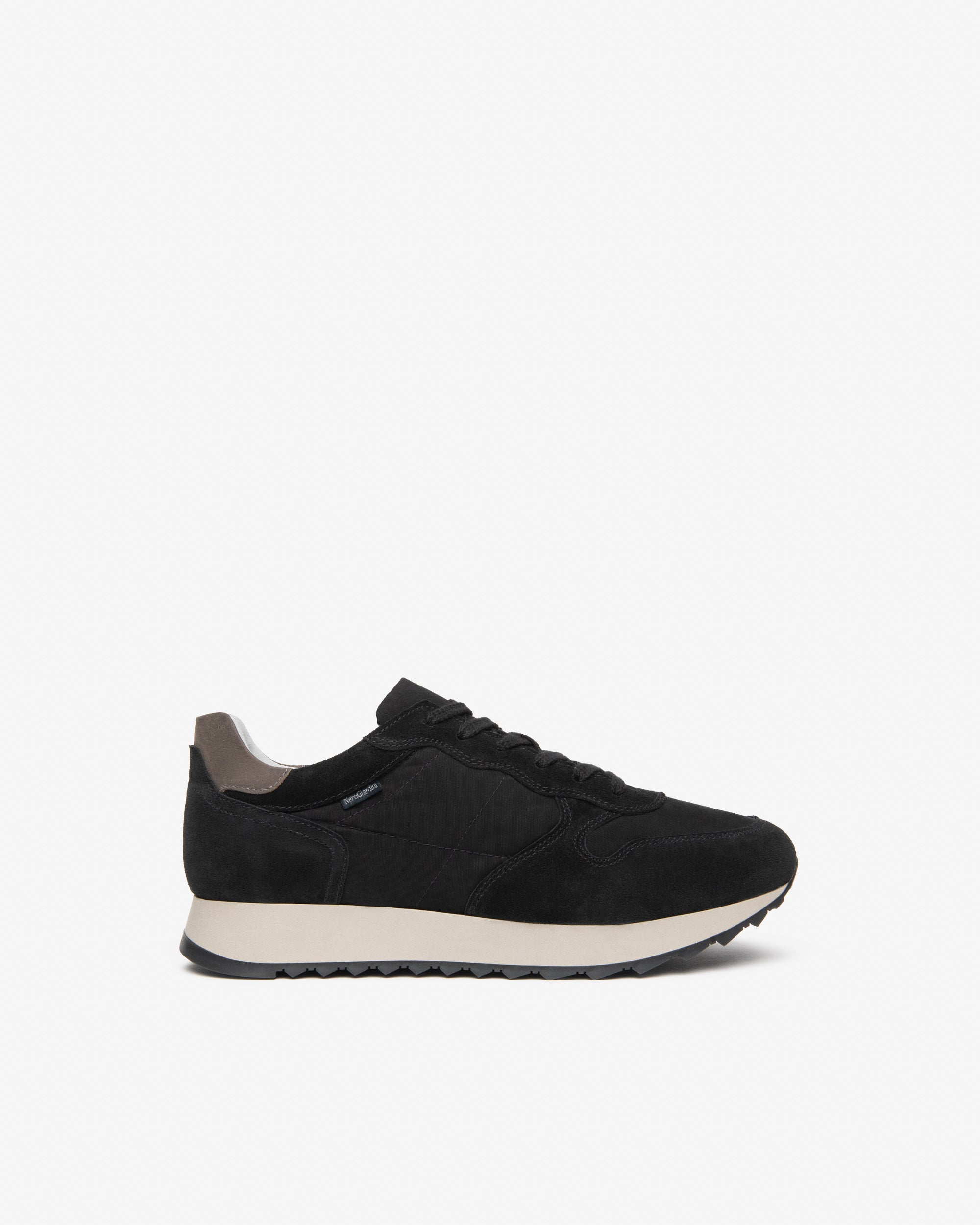 Sneakers Uomo in Camoscio e Tela
