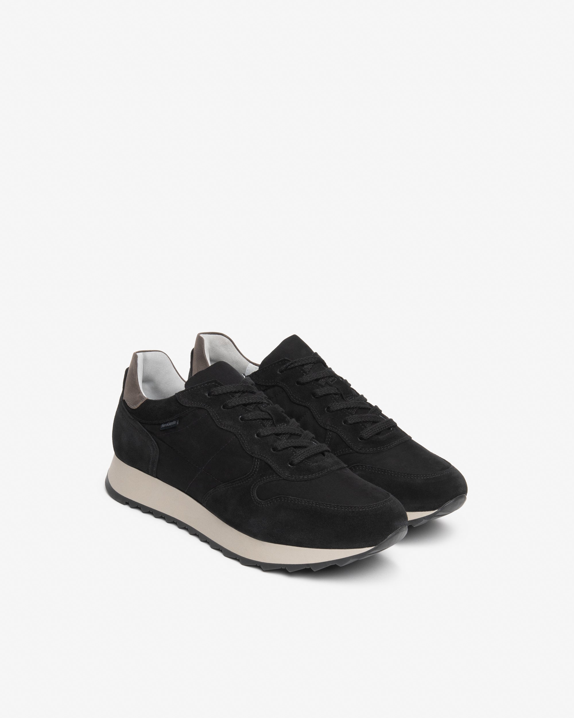 Sneakers Uomo in Camoscio e Tela